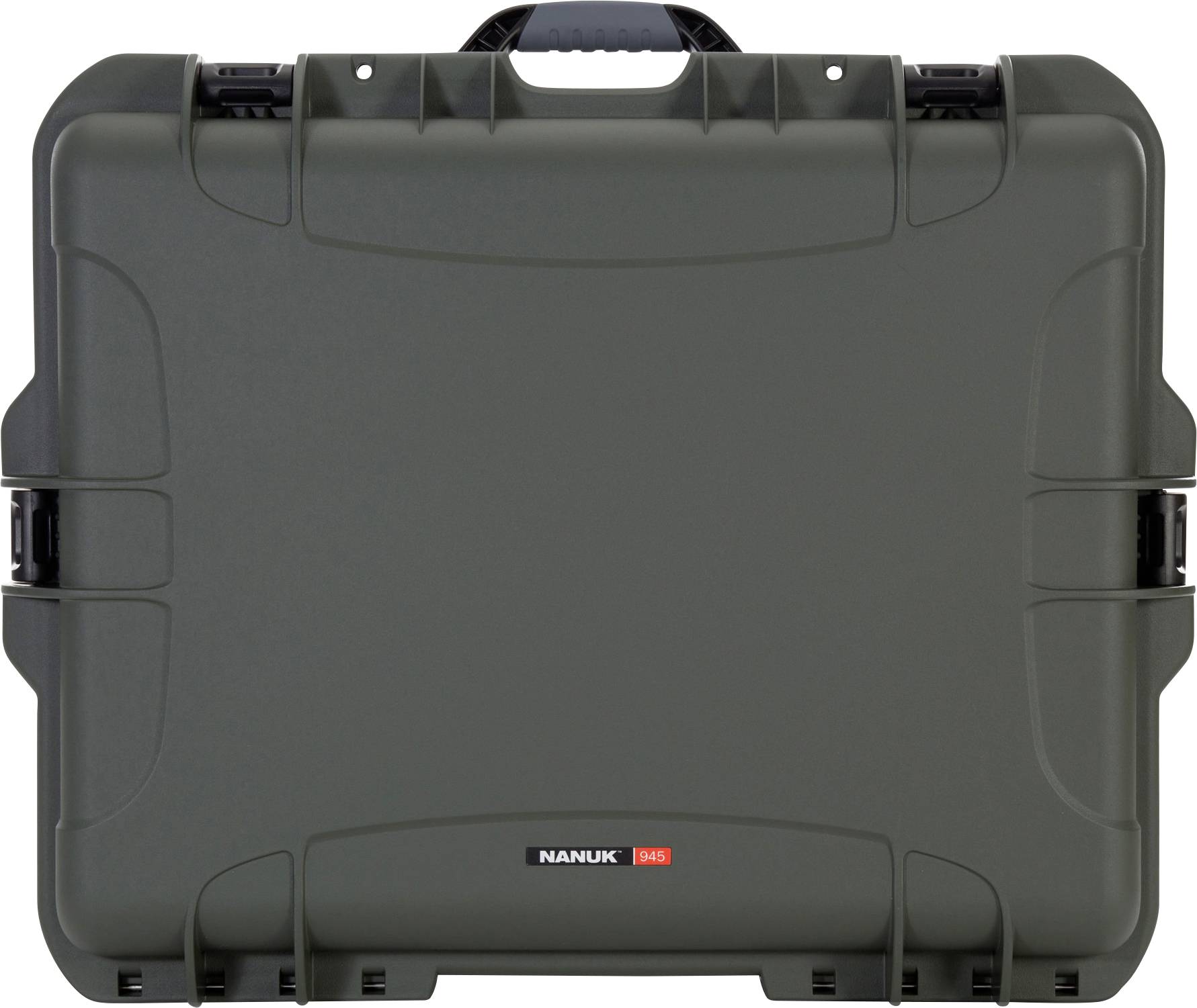 A robust, dark grey protective case with the label 'NANUK 945'. Ideal for safely transporting valuable equipment.
