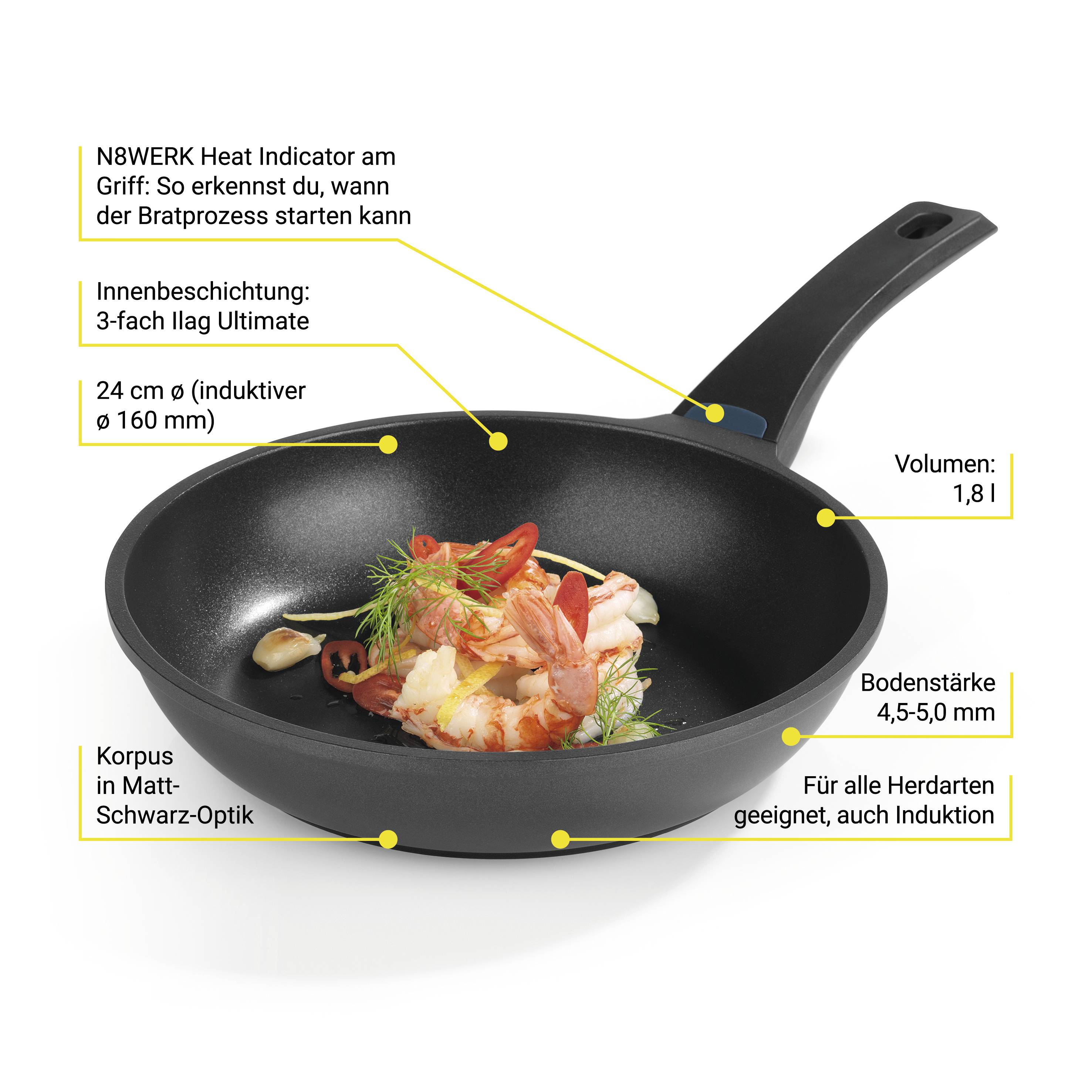 N8WERK 02621 N8WERK Pan 240 mm