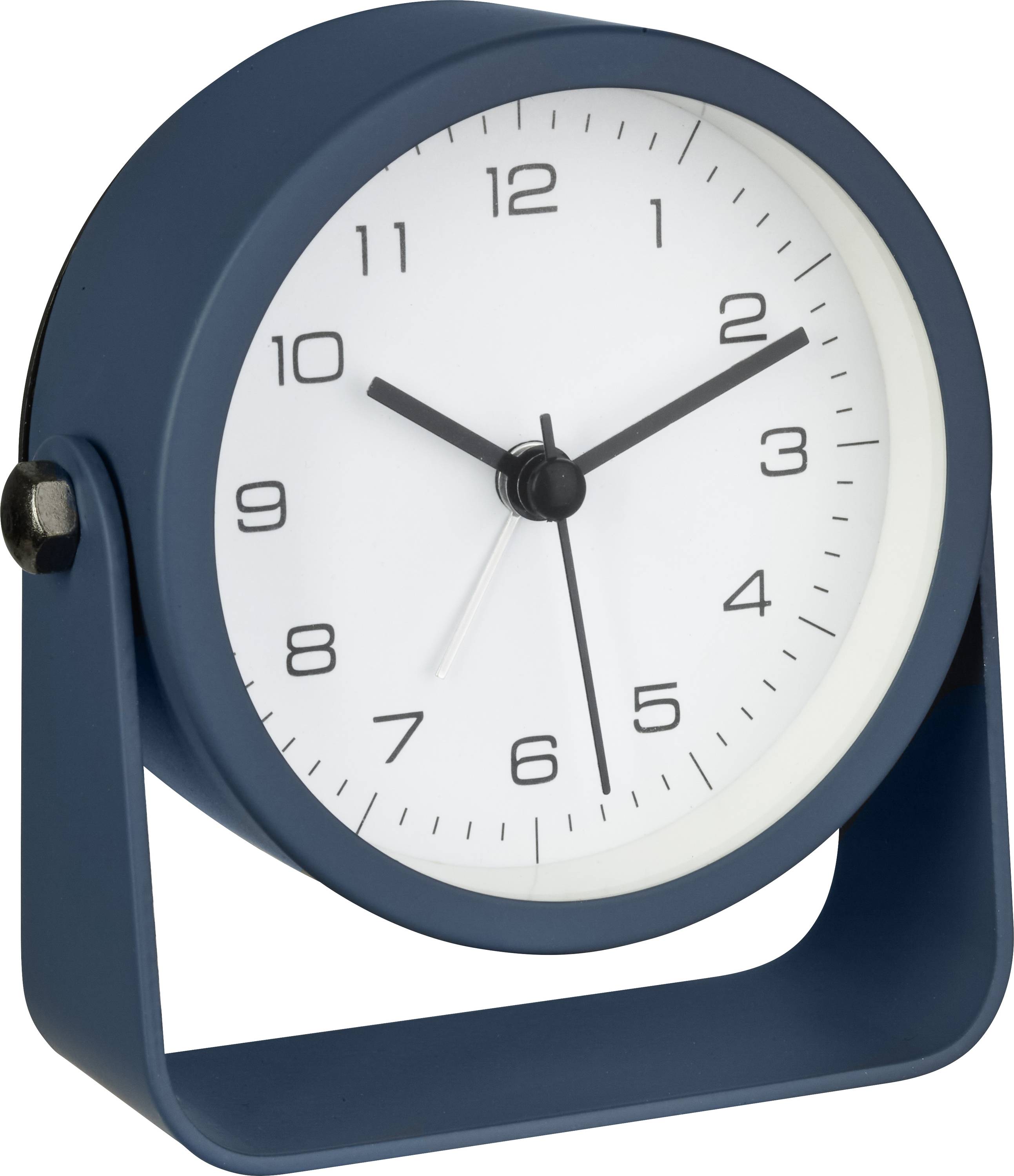 TFA Dostmann 60.1042.06 Quartz Desk clock Blue Alarm times 1 Noiseless movement