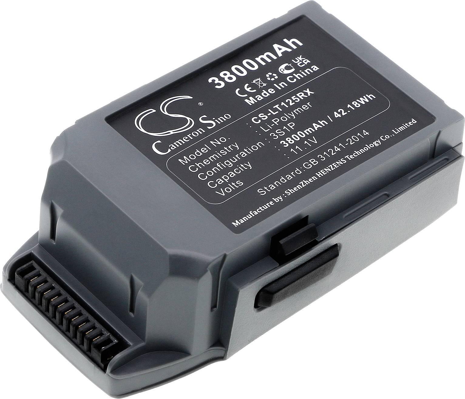 CS Cameron Sino CS-LT125RX Scale model battery pack (LiPo)