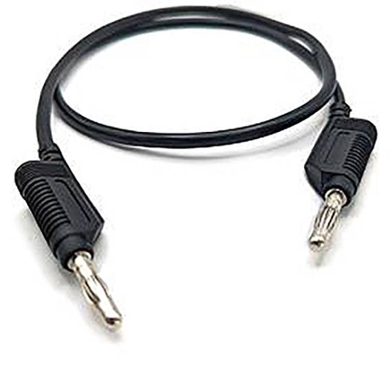 Mueller Electric 22.170-.25M-0 Test lead 4 mm jack 4 mm jack 0.25 m Black 1 pc(s)