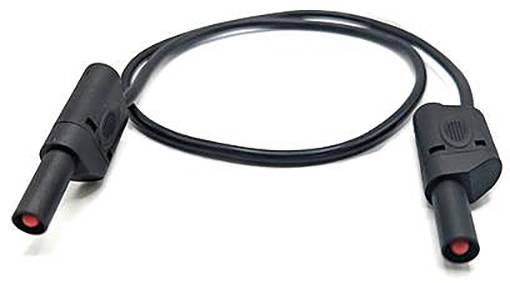 Mueller Electric 22.421-2M-0 Test lead 4 mm jack 4 mm jack 2 m Black 1 pc(s)