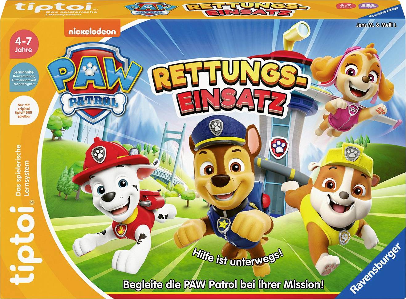 Ravensburger tiptoi PAW Patrol Rettungseinsatz 00202