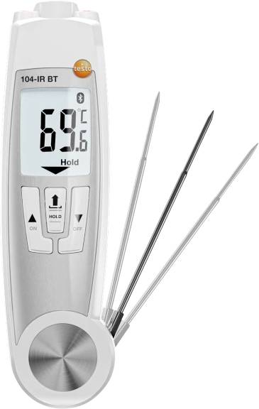 testo 0560 1045 60 IR probe thermometer (HACCP) Temperature reading range -50 up to 250 °C Sensor type NTC Complies with HACCP