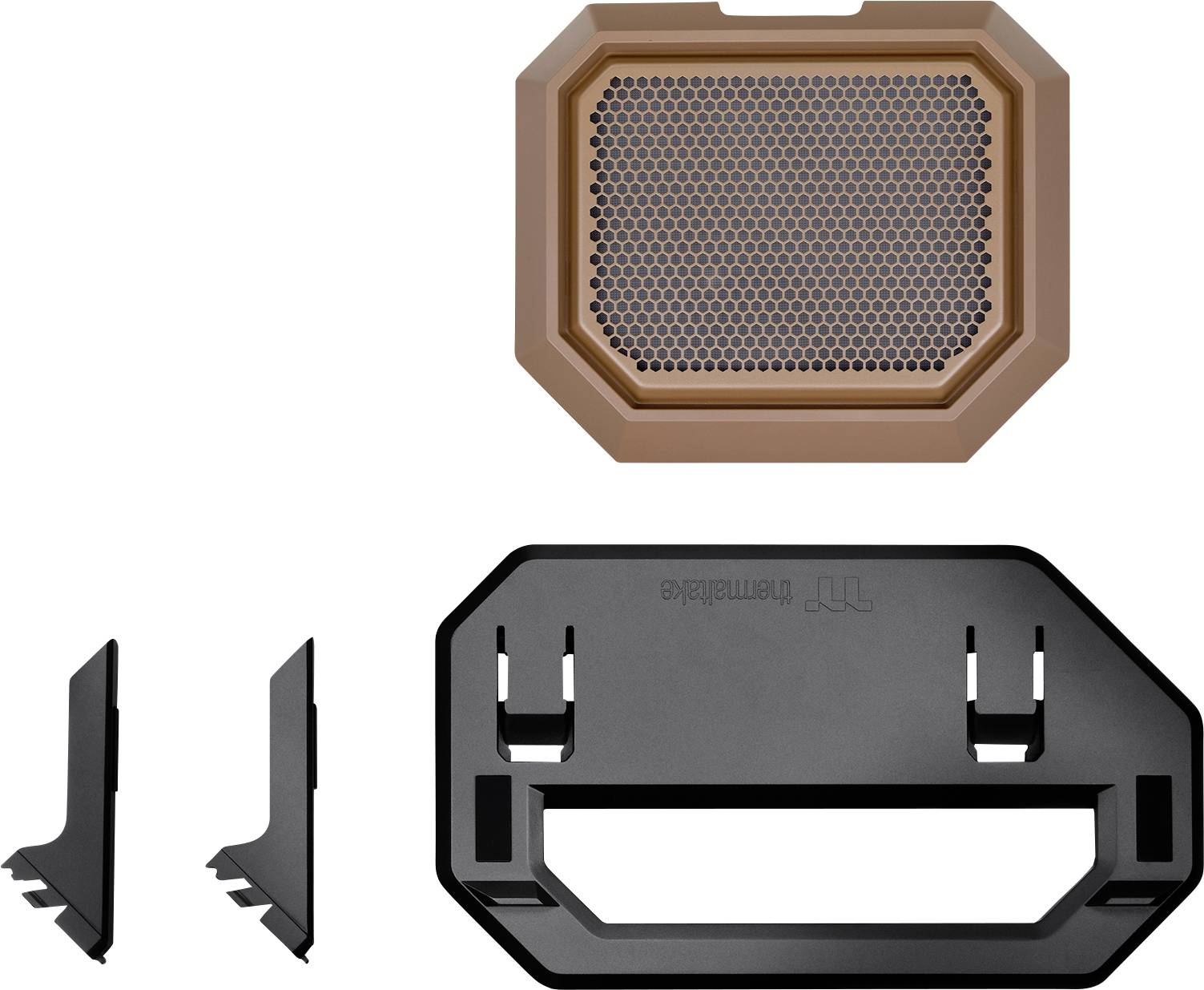 Thermaltake Chassis Stand Kit for The Tower 300 Gravel Sand PC case stand Black, Brown