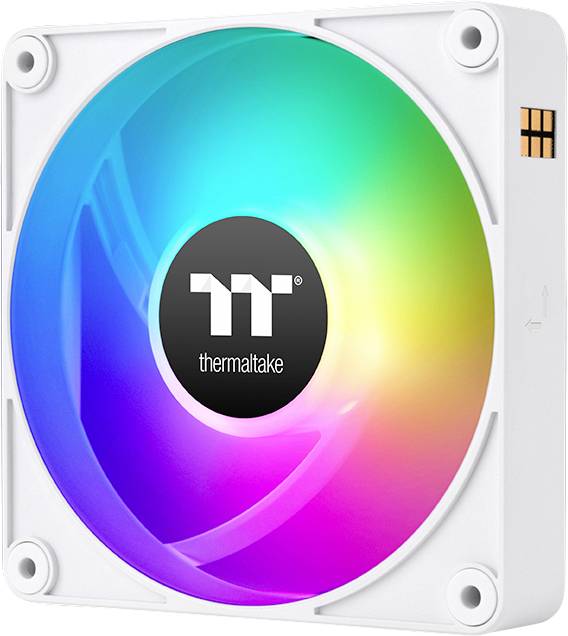 Thermaltake CT120 EX Reverse ARGB Sync PC Cooling Fan White 3 Fan Pack PC fan (W x H x D) 120 x 120 x 25 mm