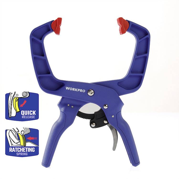 Ratchet clamp WorkPro WP232014 Span width (max.):50 mm Nosing length:50 mm