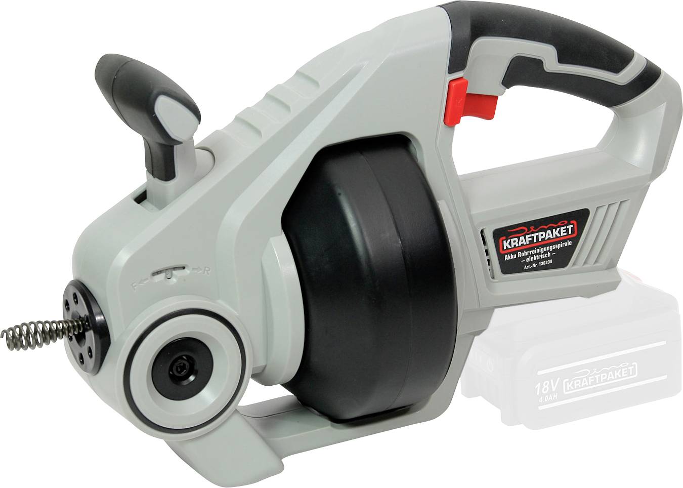 Dino KRAFTPAKET 18V-7m-15mm-450W-solo 130239 Pipe cleaner