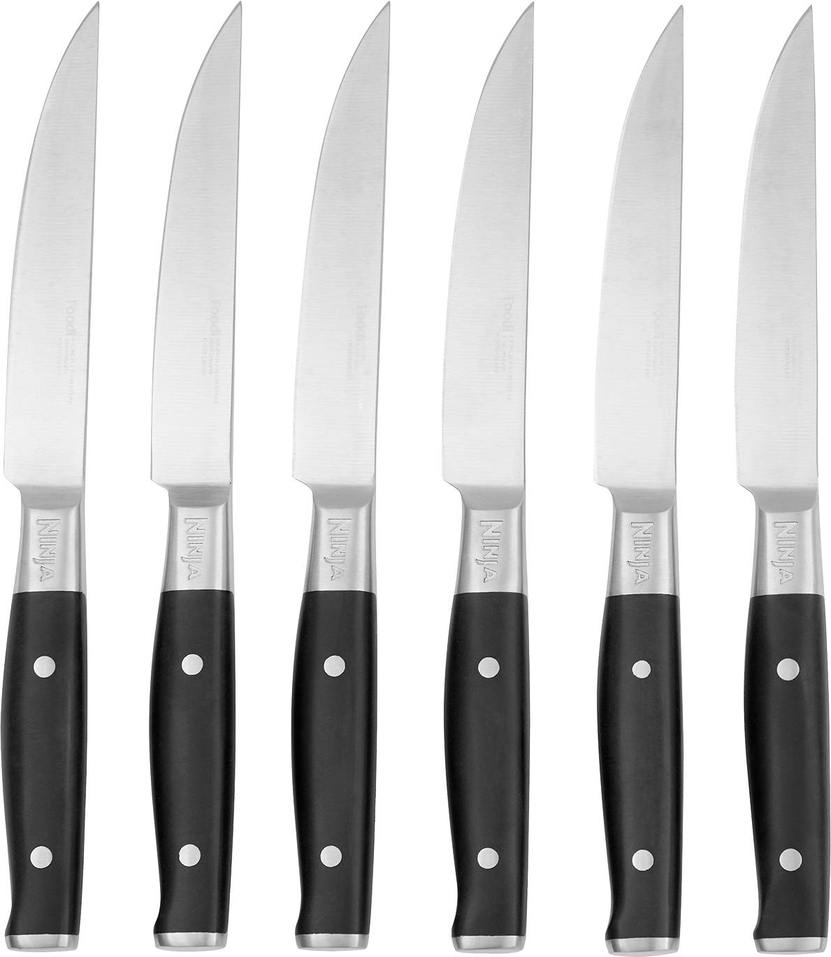Ninja K32106EU StaySharp meat knife, 6-piece set Stainless steel, Black