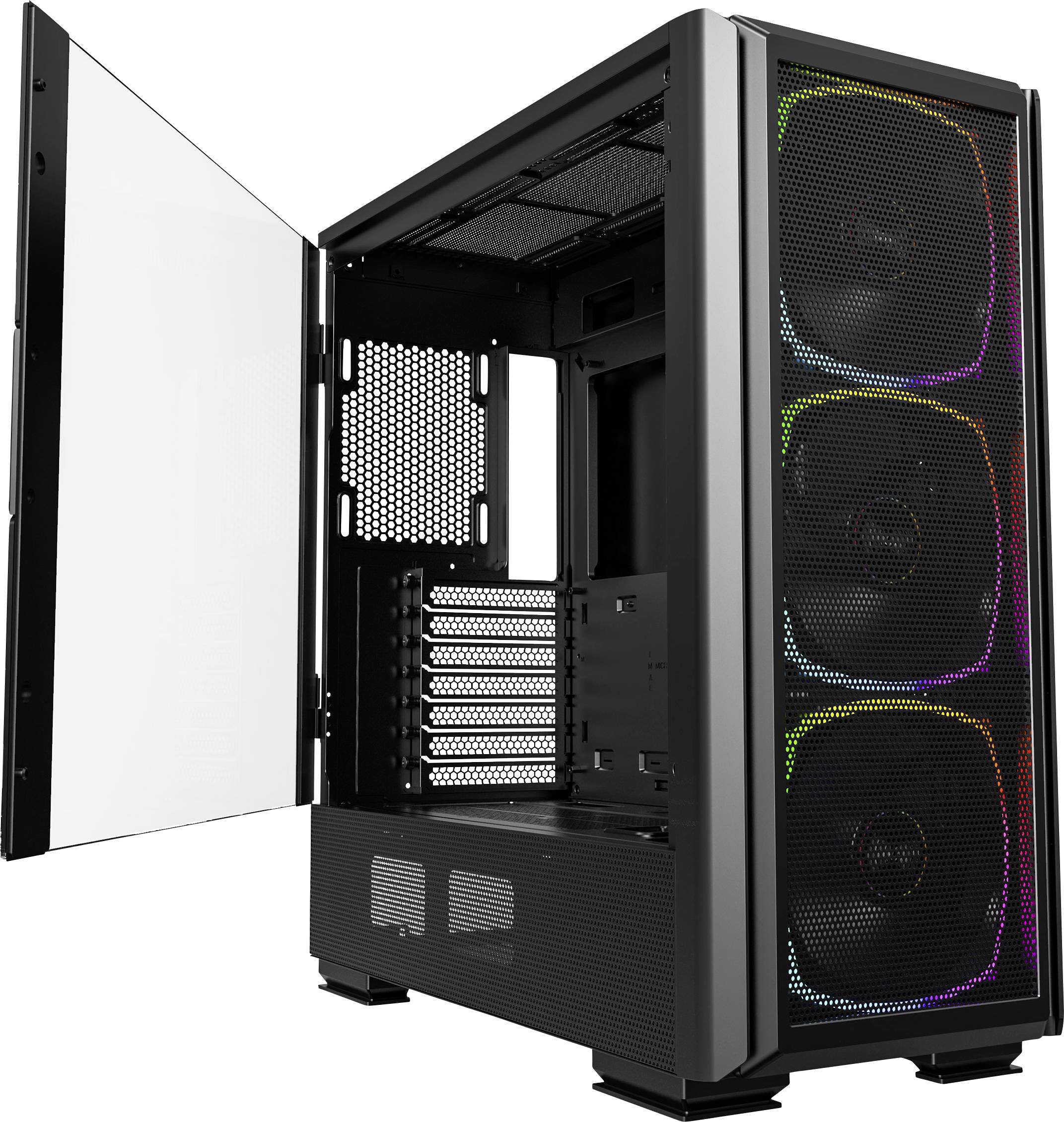 MONTECH SKY TWO GX Tempered Glass Midi tower PC casing Black