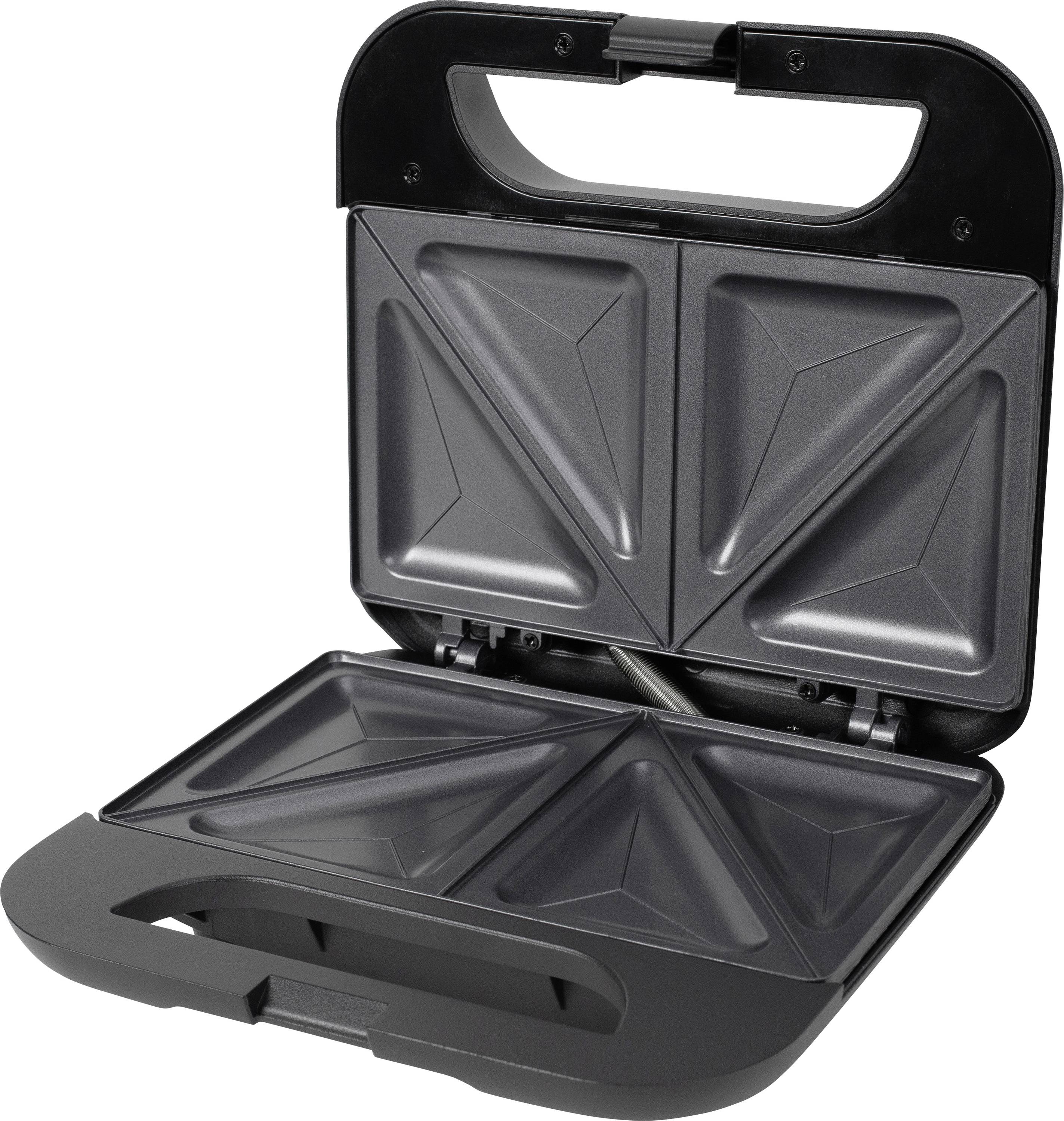 Silva Homeline ST 2000 Sandwich maker Cool touch housing, Non-stick coating, Indicator light Black