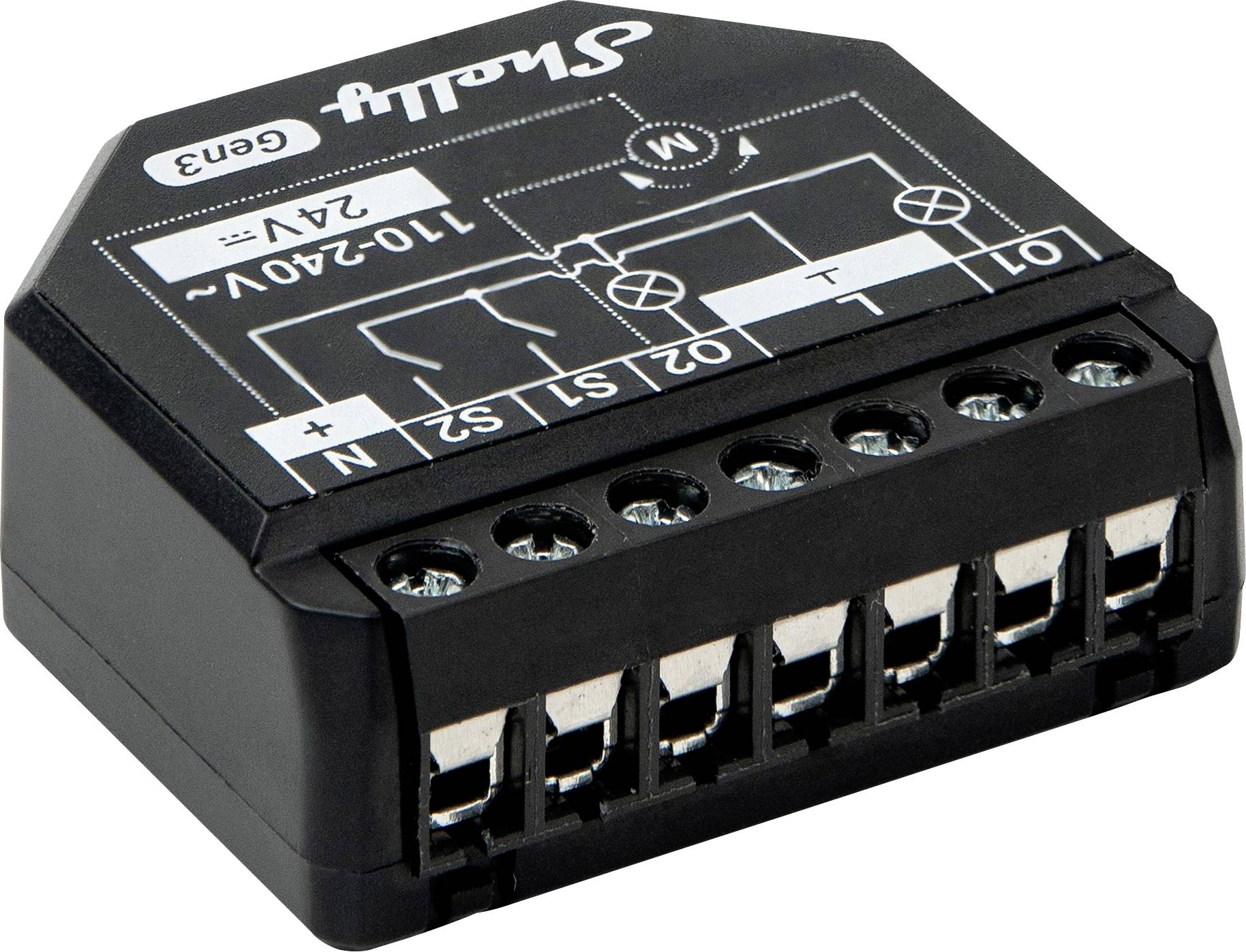 Shelly 2PM Gen3 Actuator Bluetooth, Wi-Fi