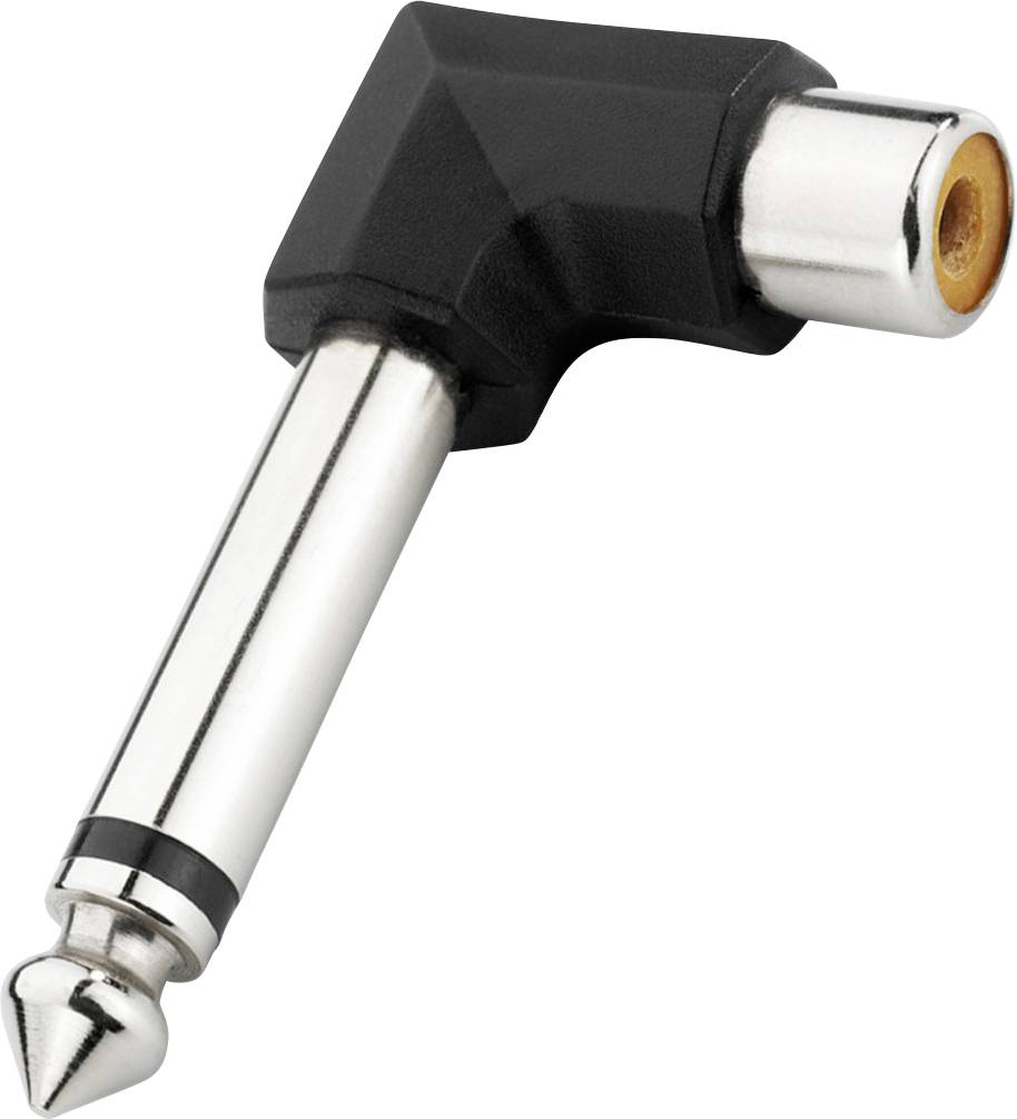 Monacor NTA-175A Audio/phono Adapter [1x Jack plug 6.35 mm - 1x RCA socket (phono)]