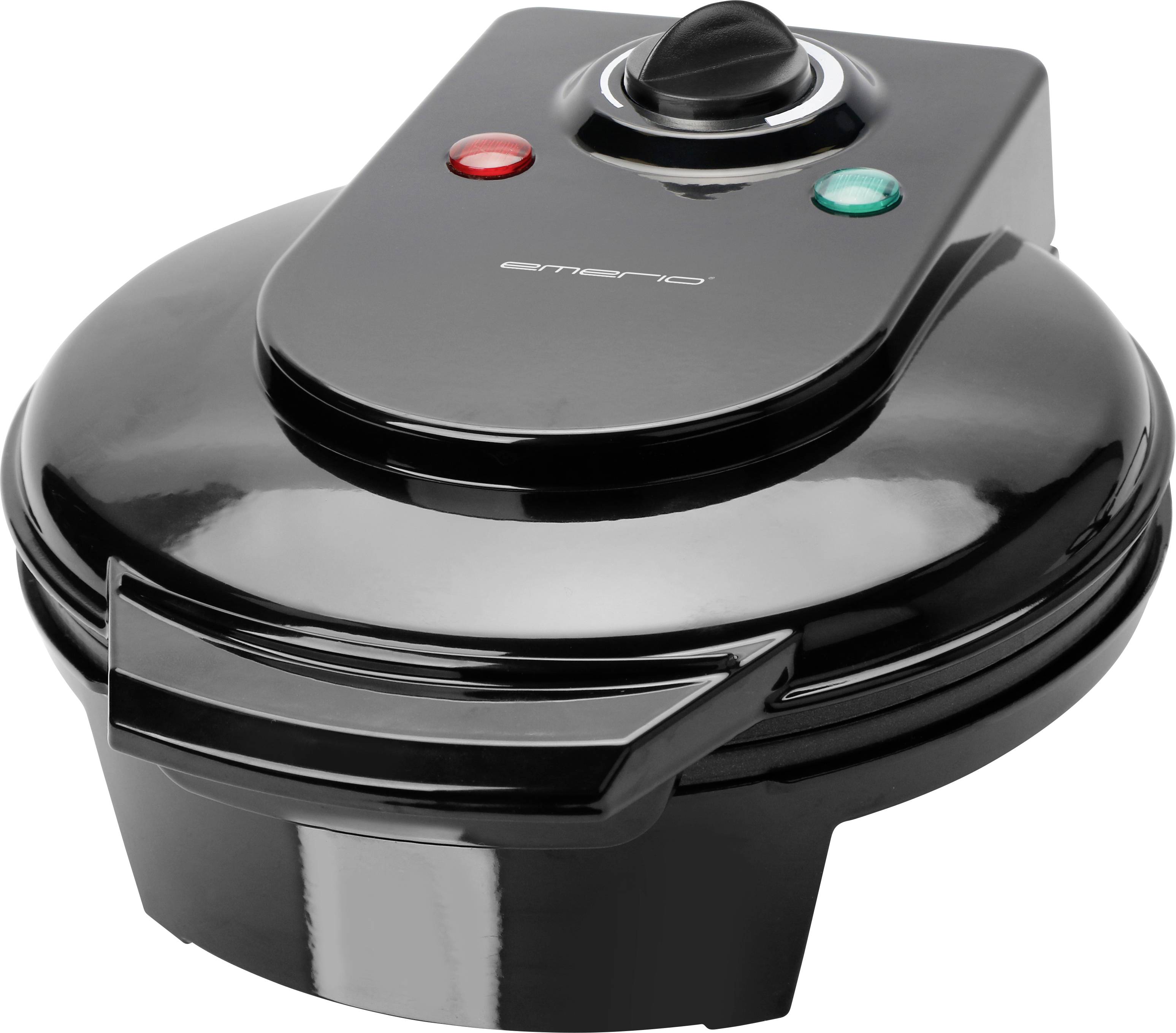 EMERIO WM-131149 Waffle maker Non-stick coating, BPA-free Black