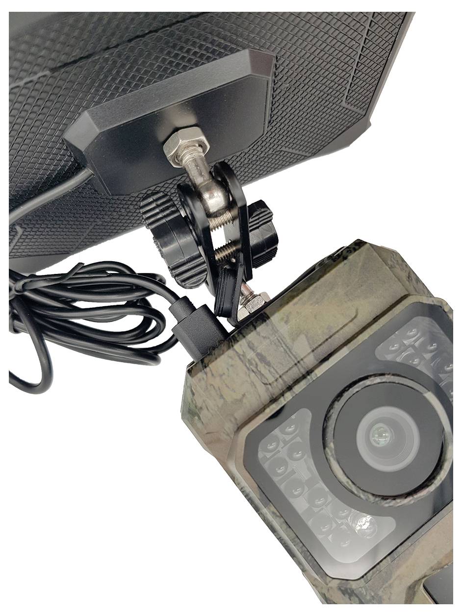 Berger & Schröter Mini 48 MP Wildlife camera 48 MP Li-Ion solar charger Camouflage brown, Black