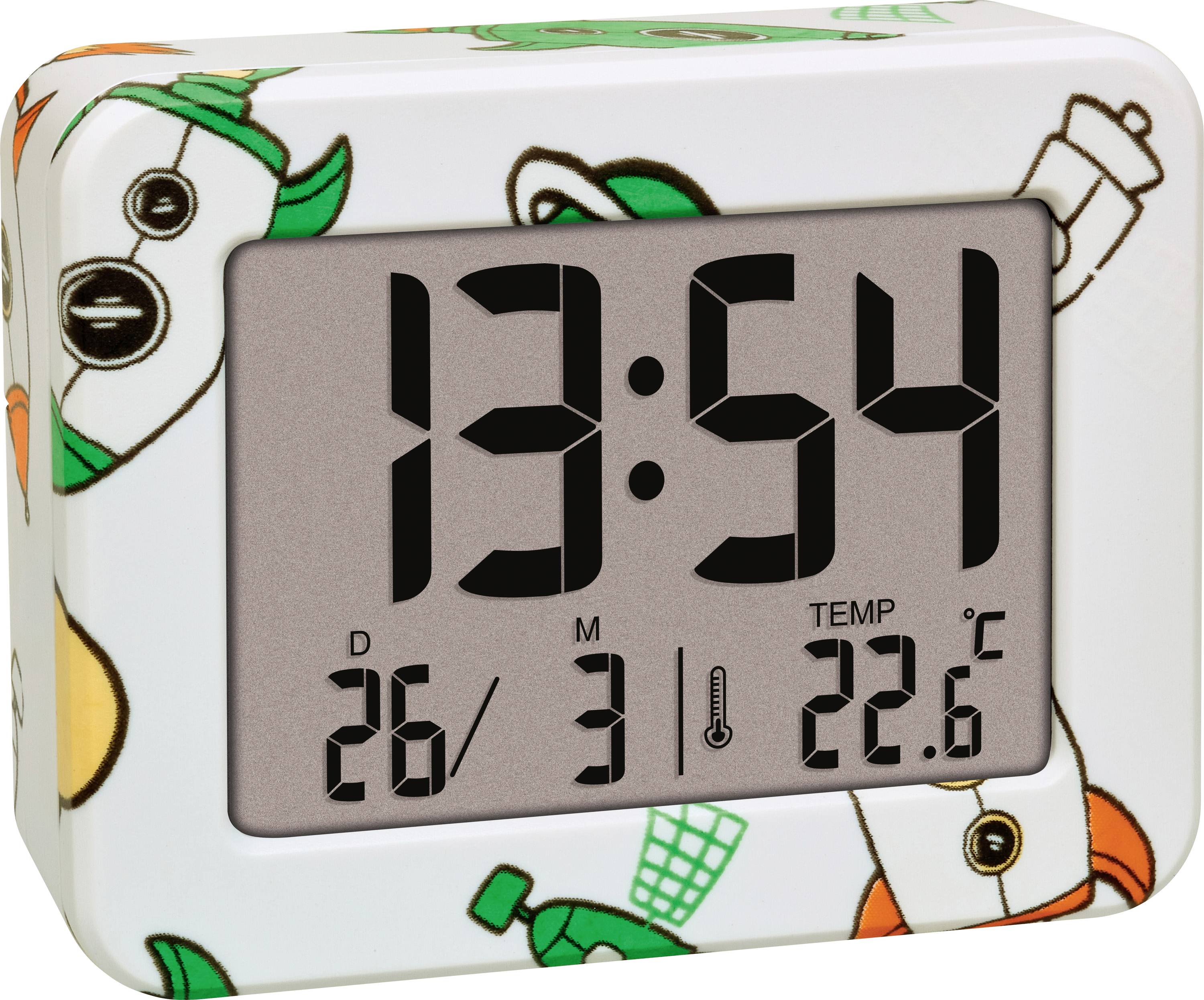 TFA Dostmann 60.2044.42 Quartz Alarm clock Multi-coloured Alarm times 1