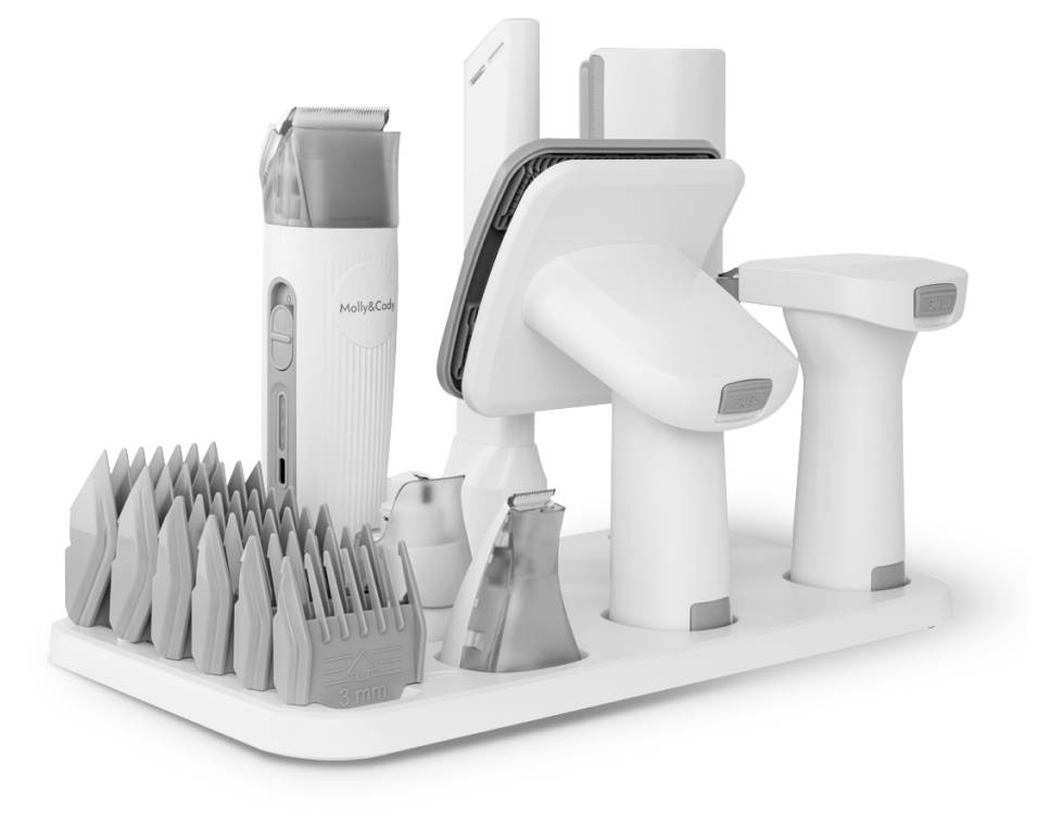 Molly & Cody SAMSON Pet hair clipper White, Grey 1 pc(s)