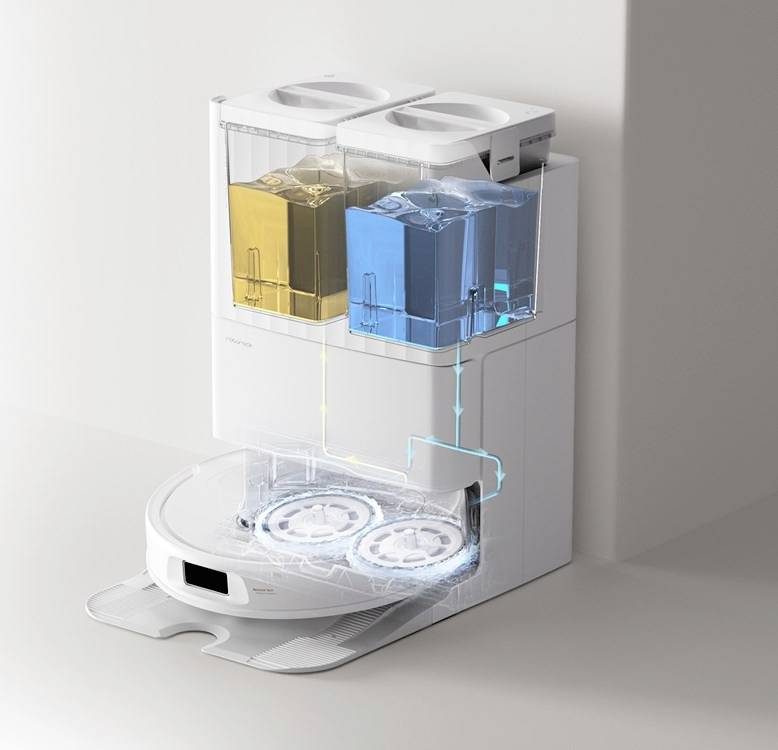 Roborock Qrevo Plus Robotic vac/sweeper White App-controlled