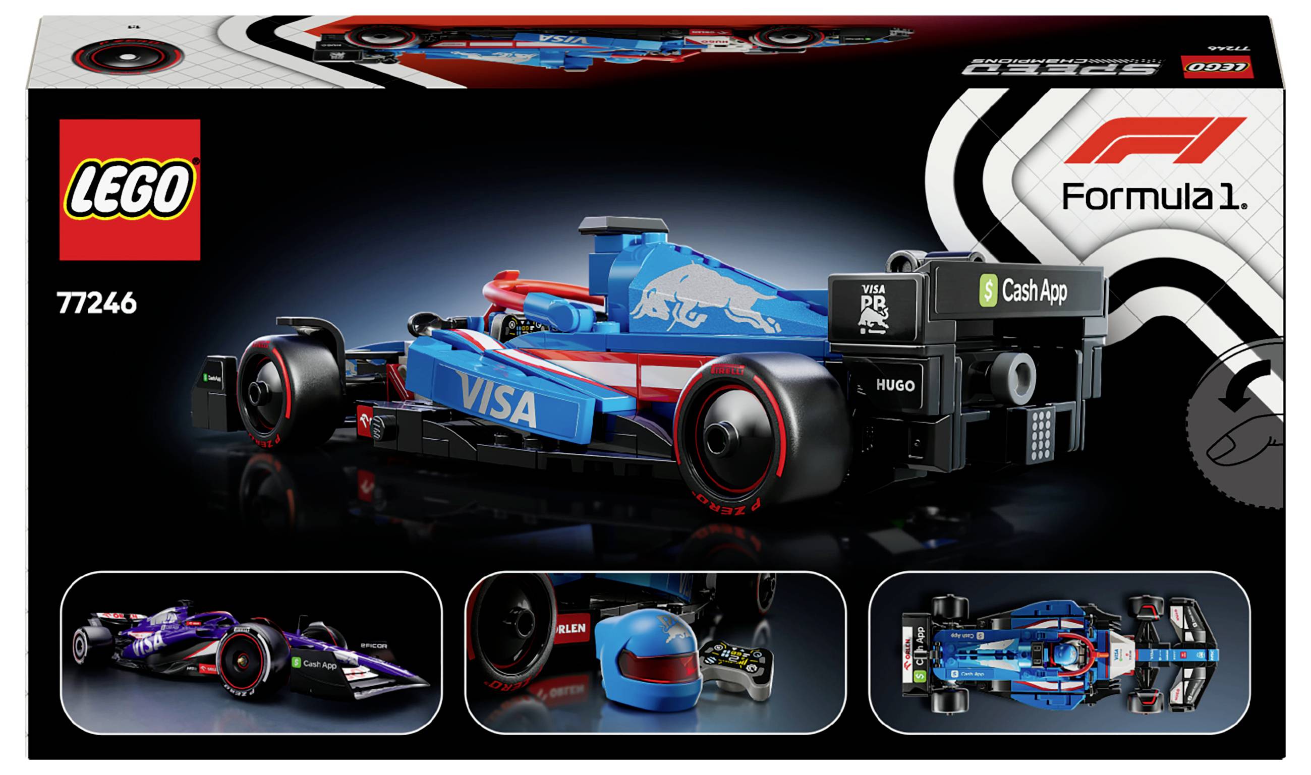 77246 LEGO® SPEED CHAMPIONS Visa CASH APP RB VCARB 01 F1® Racing car