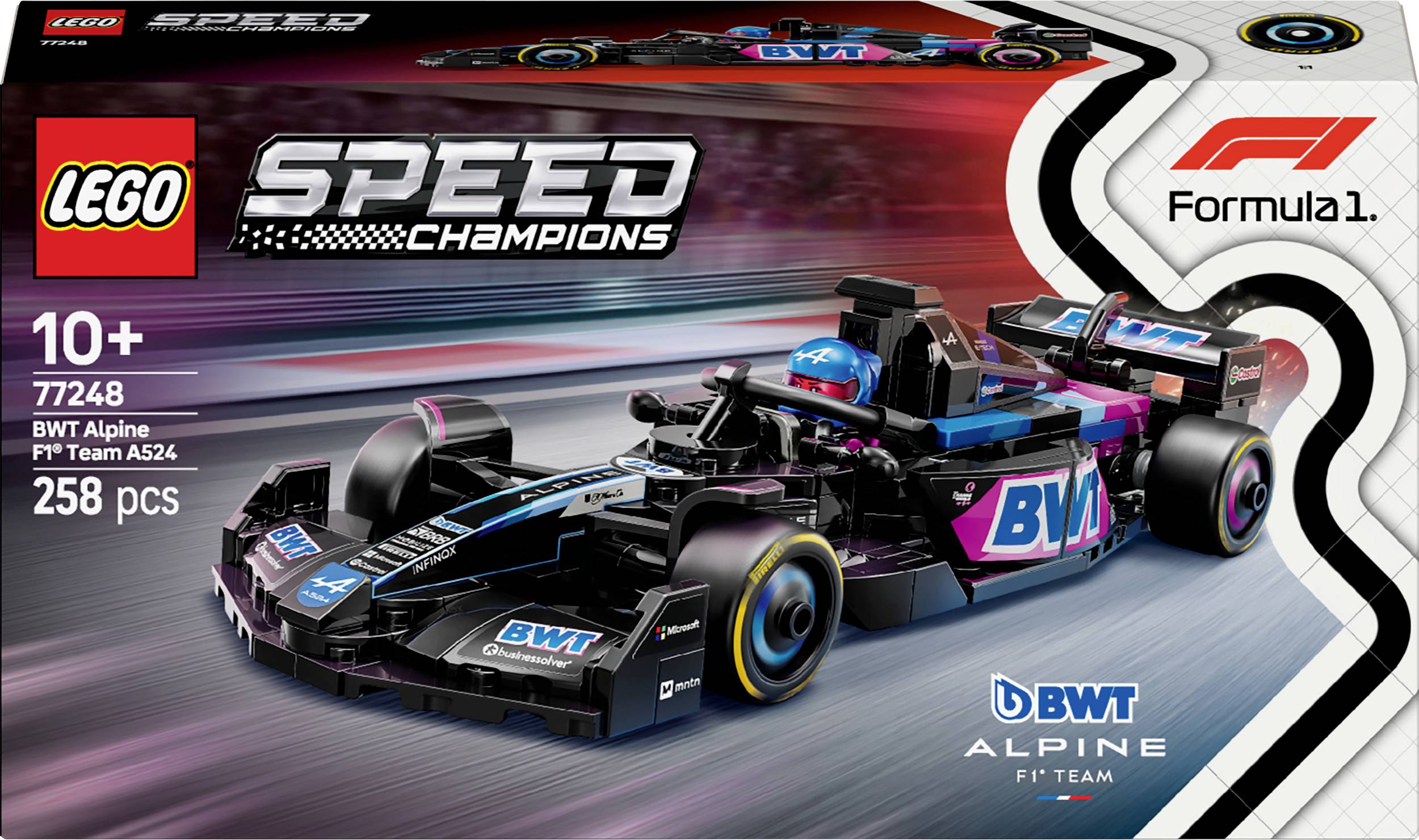 77248 LEGO® SPEED CHAMPIONS BWT Alpine F1® Team A524 racing car
