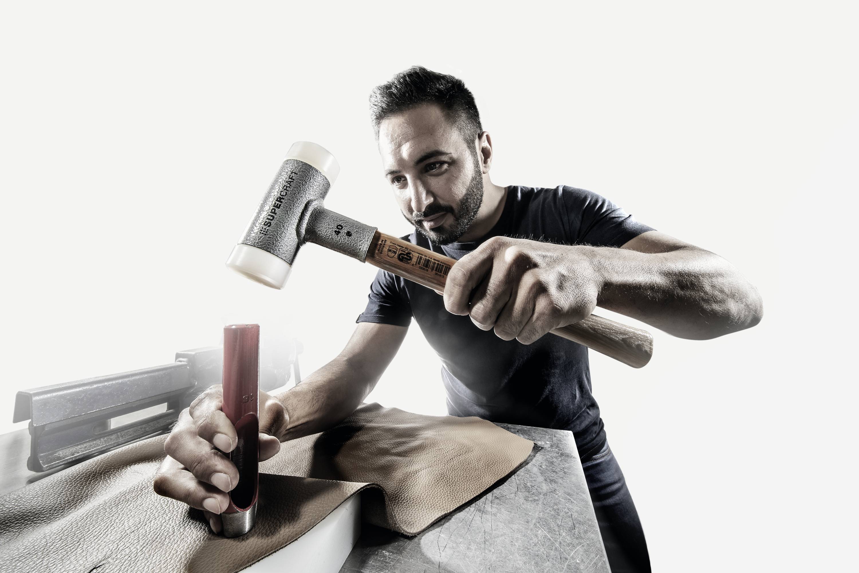 Halder SUPERCRAFT 3366.040 Soft-face hammer Ergonomic handle, Hard, Kickback-free 715 g 355 mm 1 pc(s)