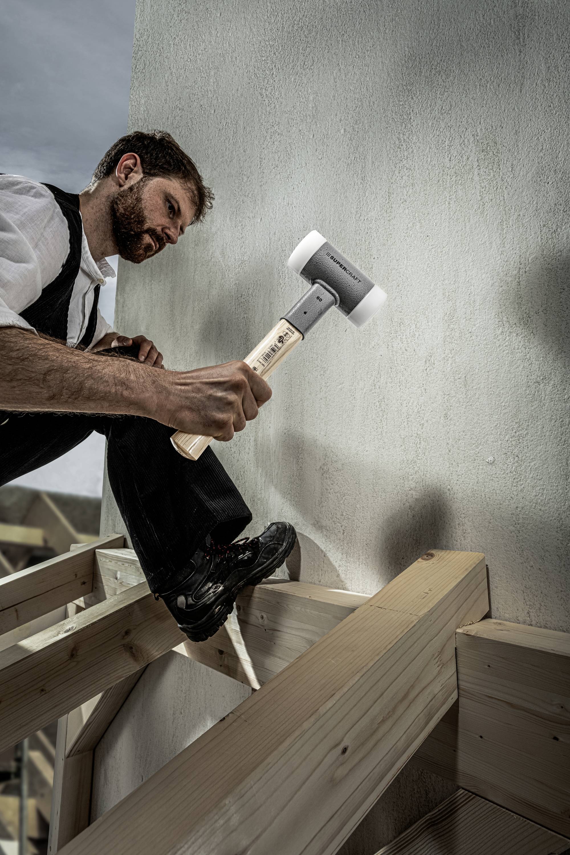 Halder SUPERCRAFT 3366.060 Soft-face hammer Ergonomic handle, Hard, Kickback-free 1705 g 360 mm 1 pc(s)