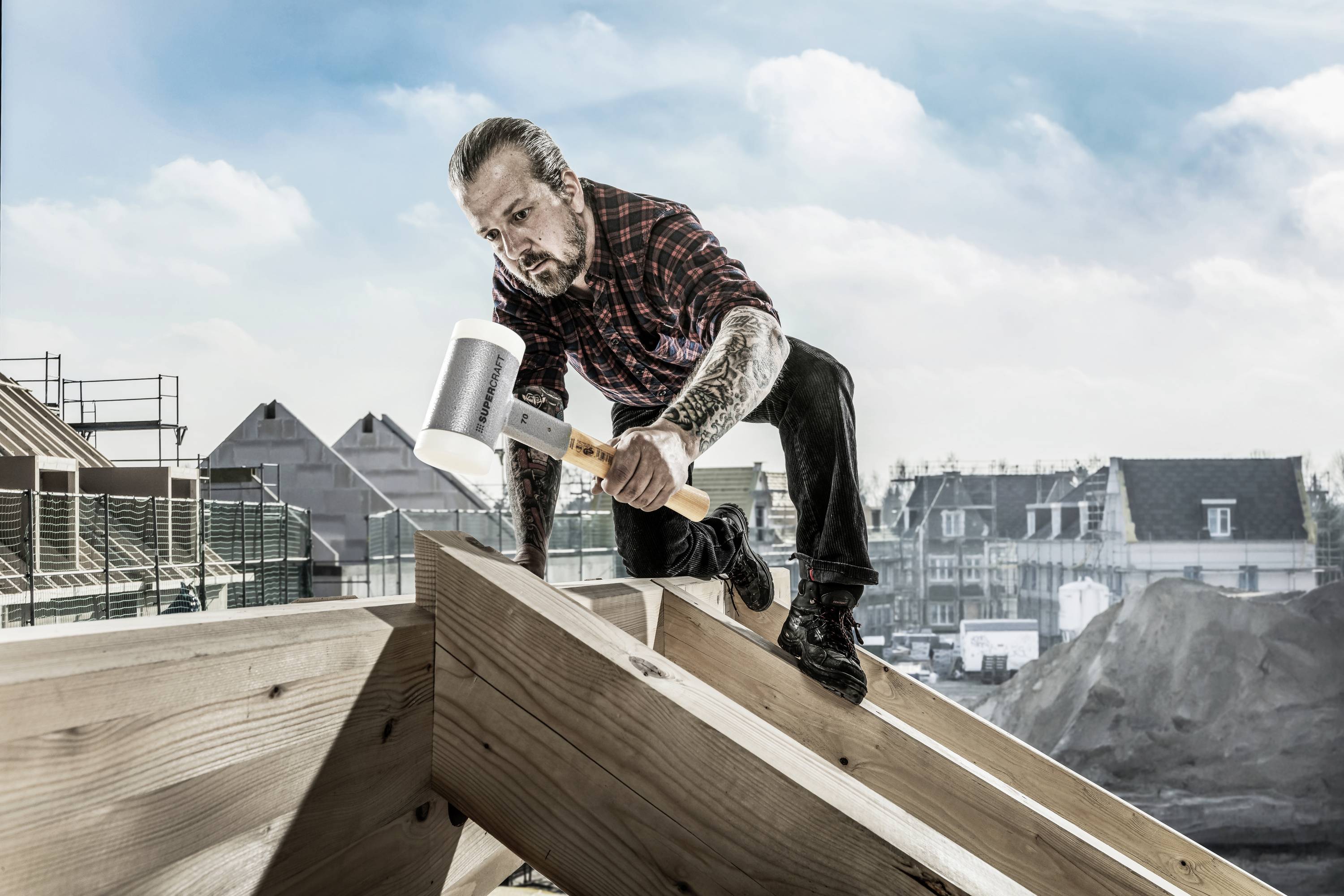 Halder SUPERCRAFT 3366.070 Soft-face hammer Ergonomic handle, Hard, Kickback-free 2215 g 370 mm 1 pc(s)