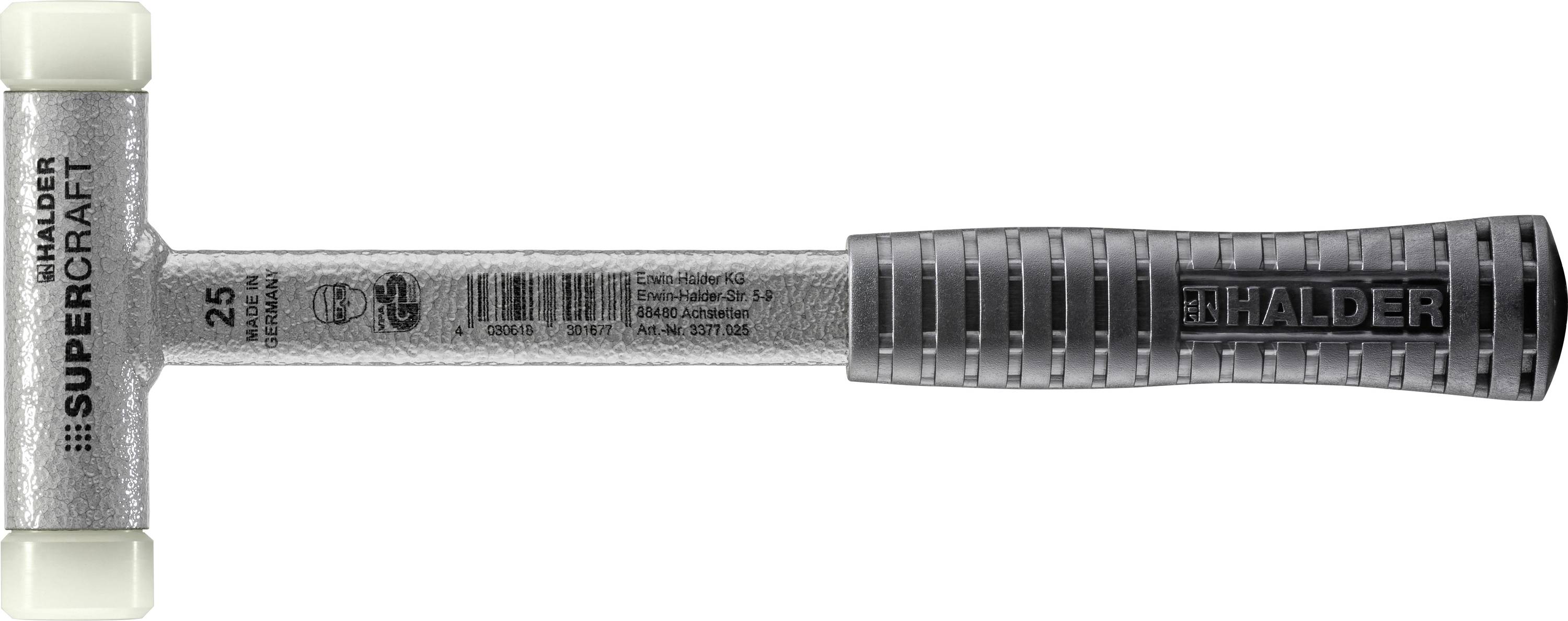 Halder SUPERCRAFT 3377.025 Soft-face hammer Ergonomic handle, Hard 385 g 270 mm 1 pc(s)