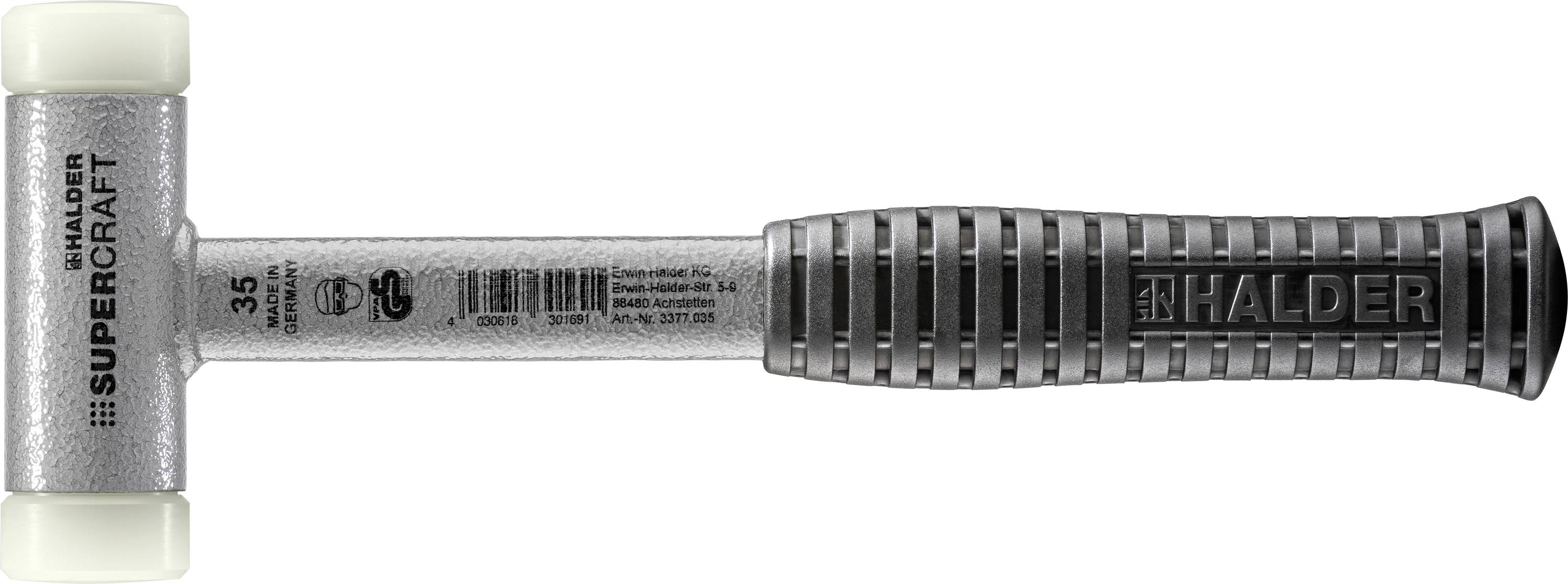 Halder SUPERCRAFT 3377.035 Soft-face hammer Ergonomic handle, Hard 690 g 300 mm 1 pc(s)