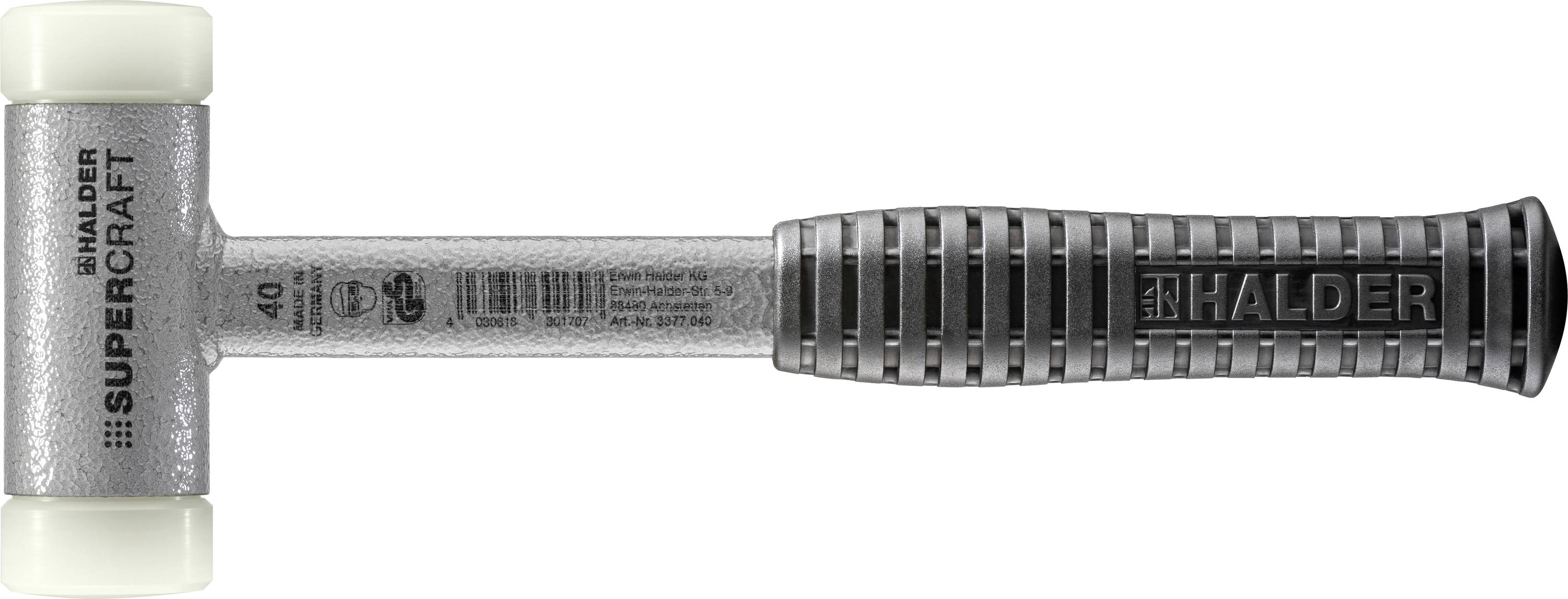 Halder SUPERCRAFT 3377.040 Soft-face hammer Ergonomic handle, Hard 805 g 305 mm 1 pc(s)