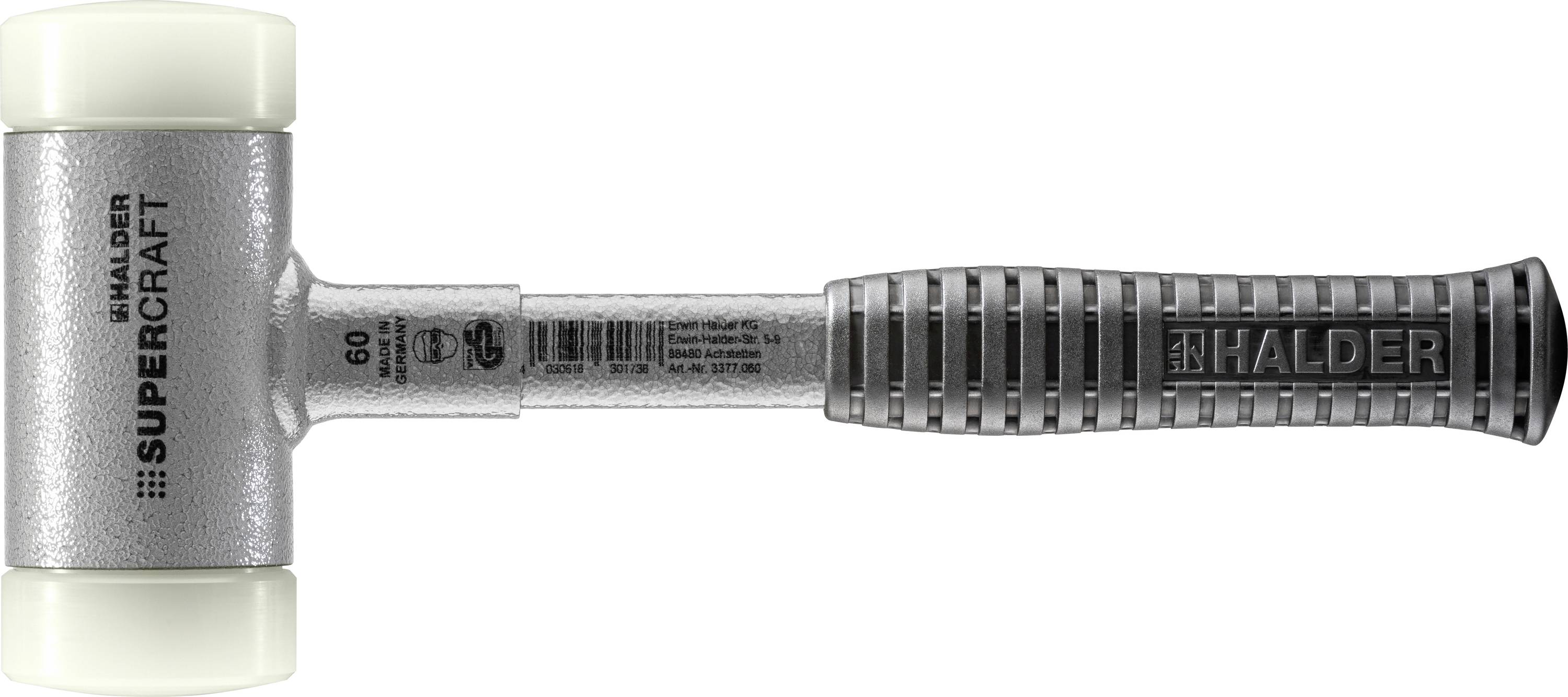 Halder SUPERCRAFT 3377.060 Soft-face hammer Ergonomic handle, Hard 1750 g 325 mm 1 pc(s)