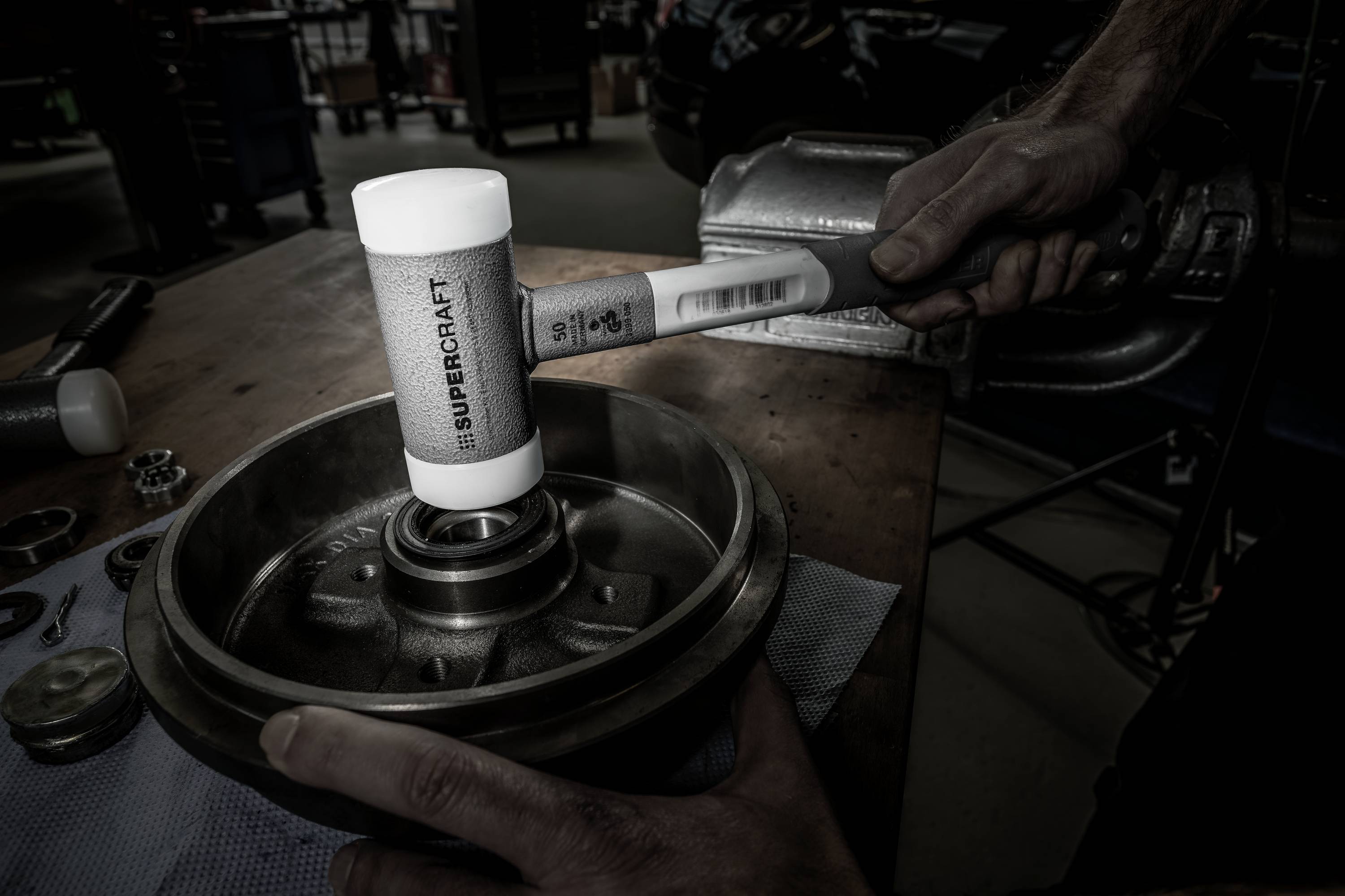 Halder SUPERCRAFT 3399.050 Soft-face hammer Ergonomic handle, Hard 1040 g 375 mm 1 pc(s)