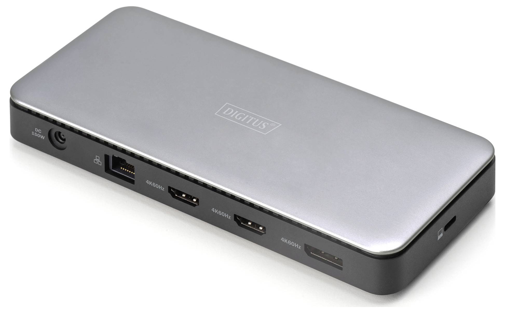 Digitus USB-C® docking station DA-70917 Charging function, Built-in card reader, Supports 8K@30 Hz (1x) / 4K@30Hz (2x)