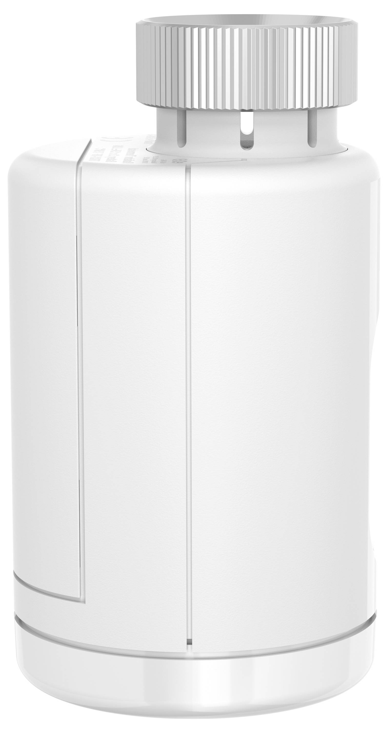A white plastic bottle with a ridged lid, likely for medical or cosmetic products.