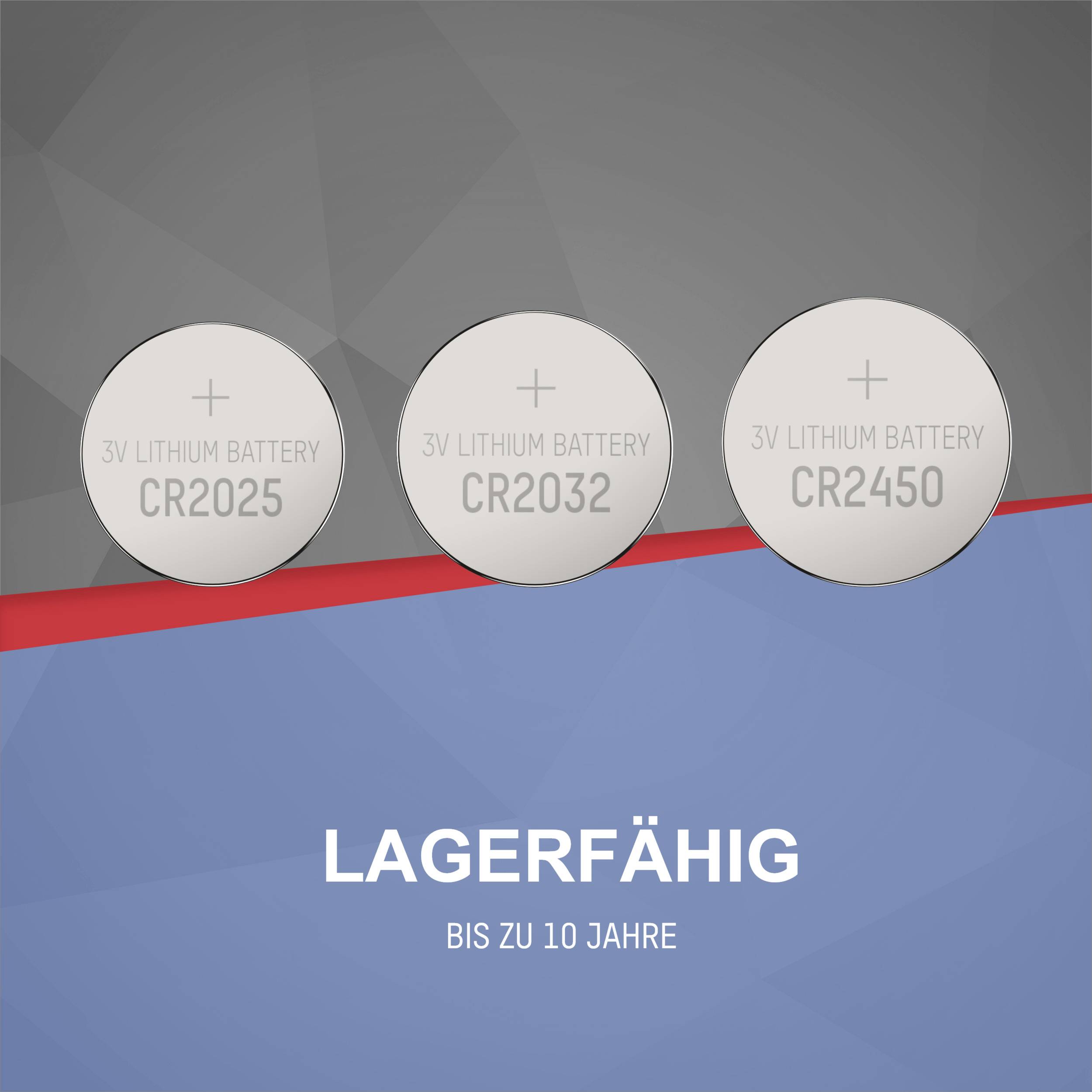 HyCell Button cell set 3× CR2025 / 6× CR2032 / 3× CR2450 BUTTON CELLS