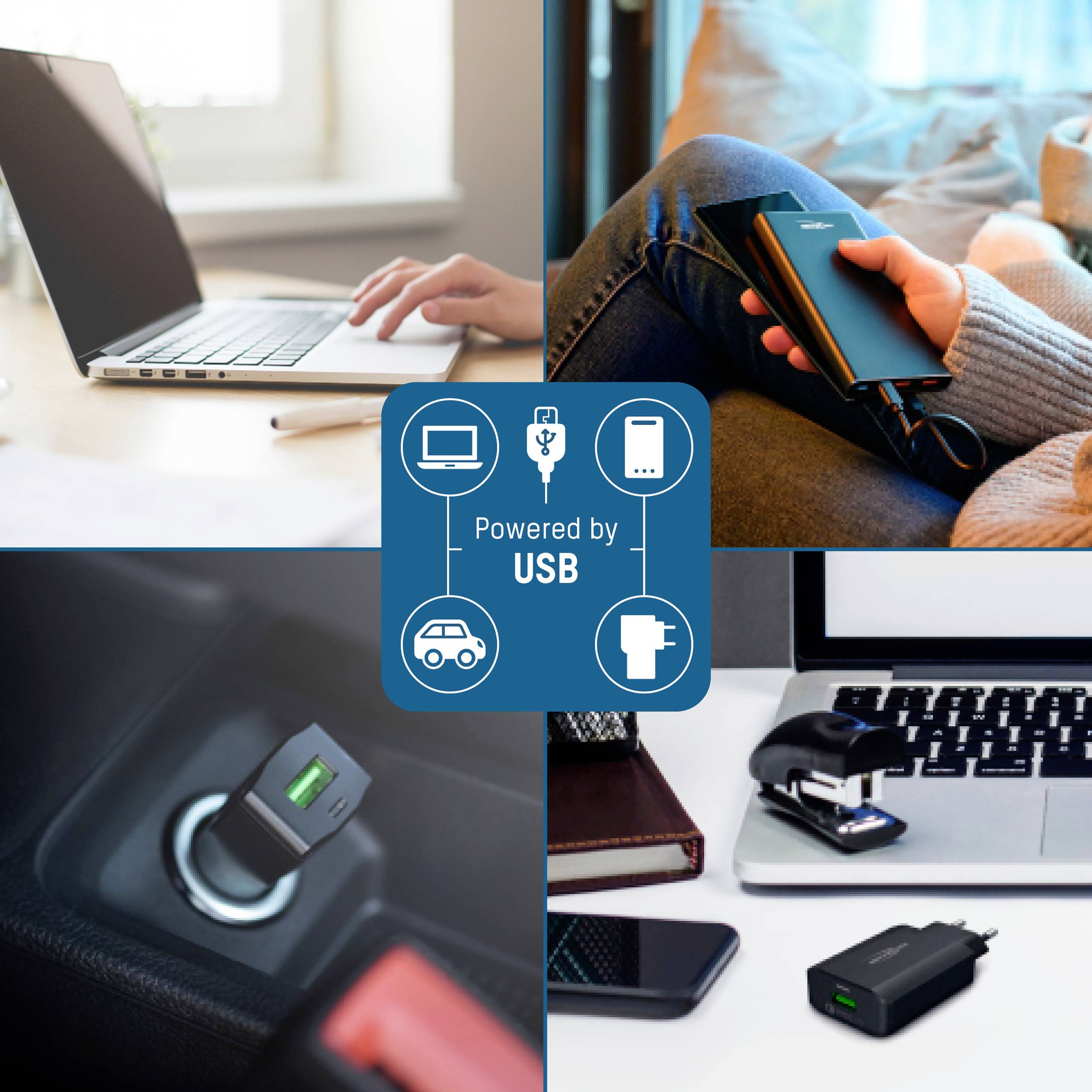 Ansmann Charger for cylindrical cells NiMH AAA , AA