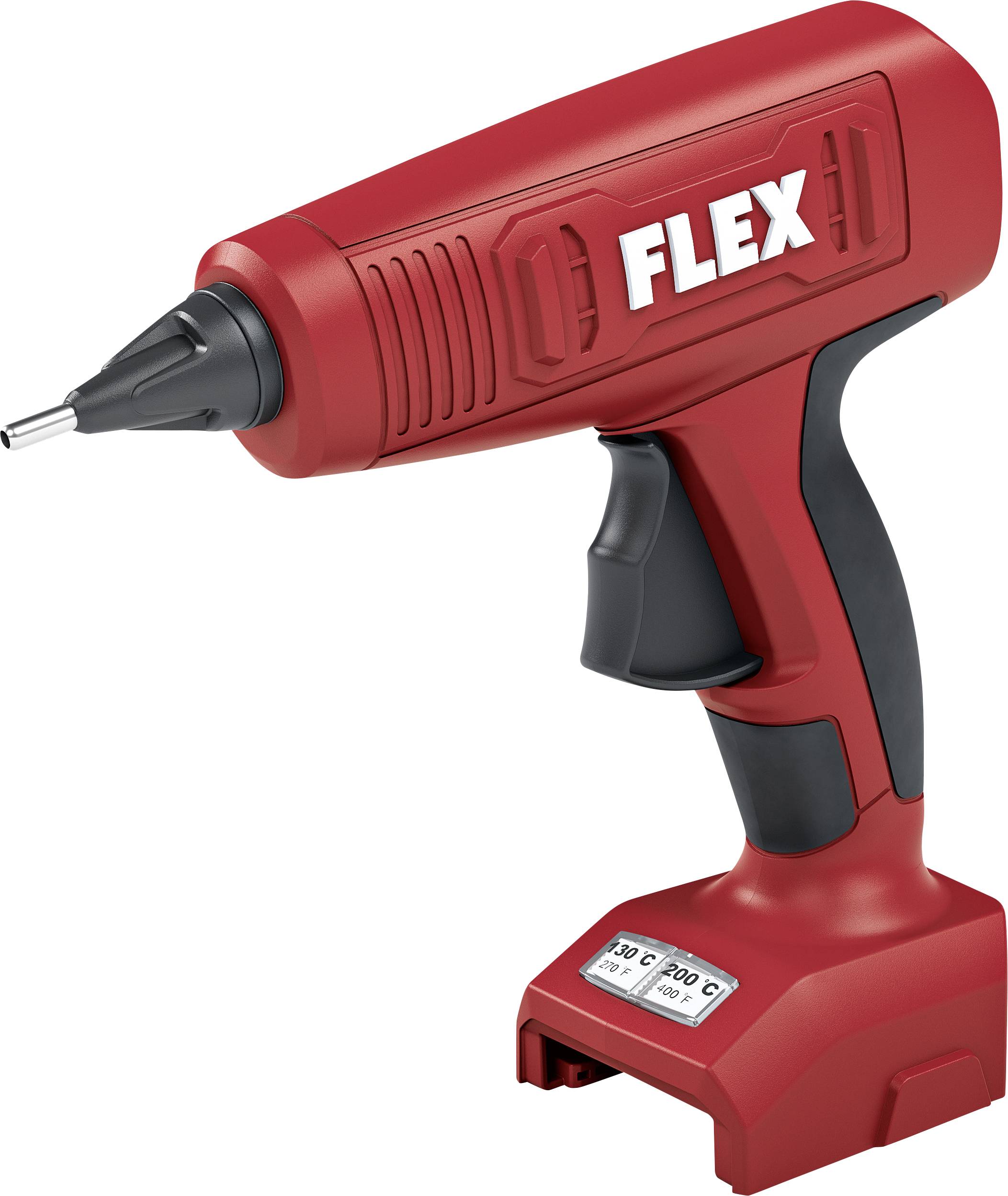 Cordless screwdriver with a red housing and black handle, brand name visible.
