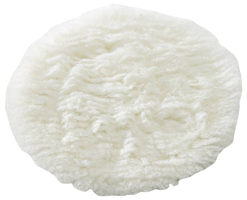 A fluffy, round cushion made of white, soft material that provides warmth and comfort.