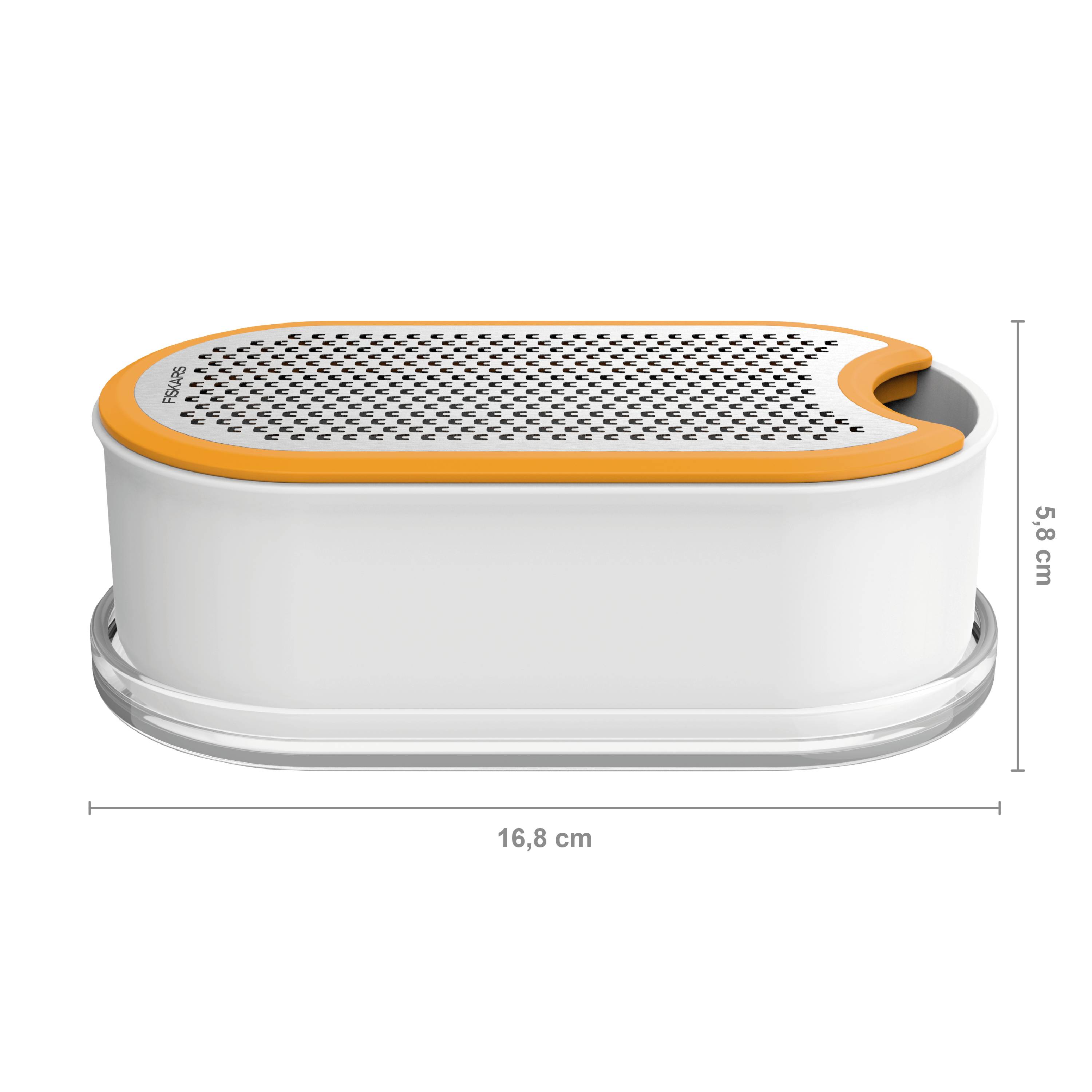 Fiskars 1019530 Functional form hand-held grater with reservoir
