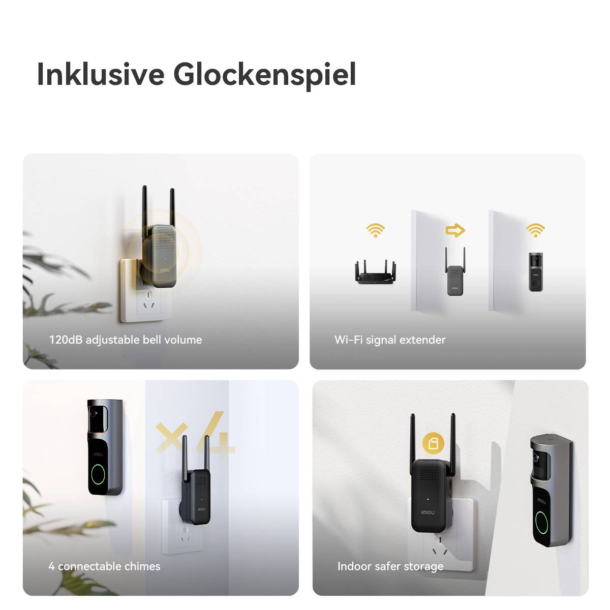 IMOU DB2S Kit Video door intercom Wi-Fi Complete kit