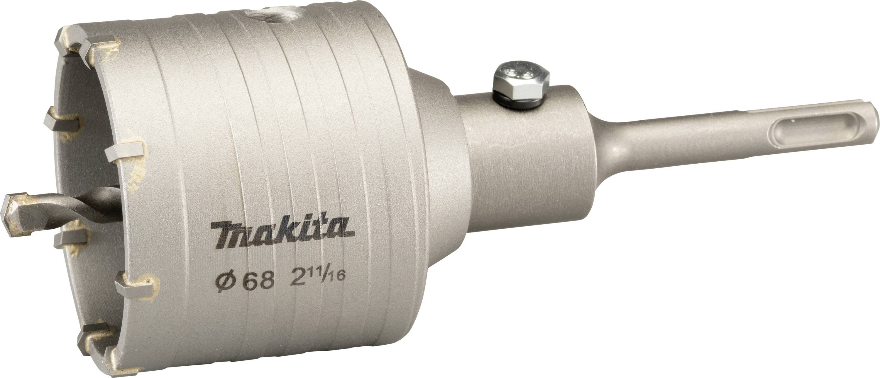 SDS drill bit with shaft; brand 'Makita', diameter 68 mm. Suitable for precise drilling in masonry.