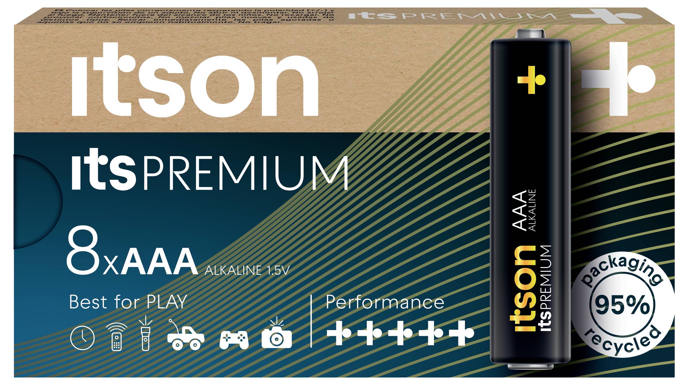 itson Itspremium AAA battery 1.5 V 8 pc(s)