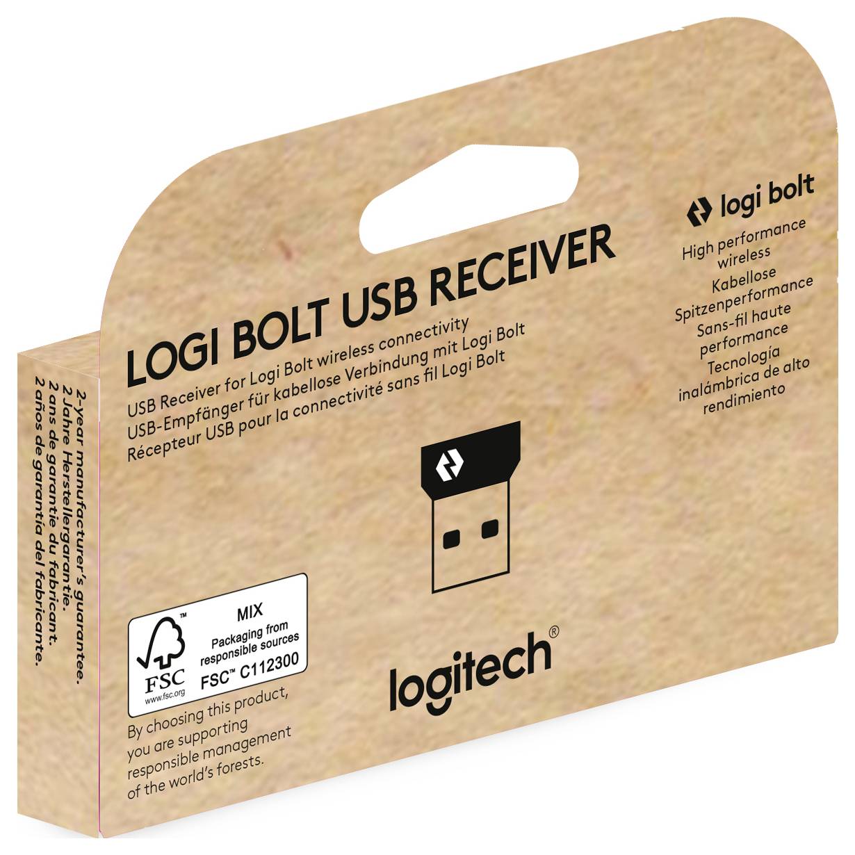 Logitech Bolt USB Wireless receiver Black