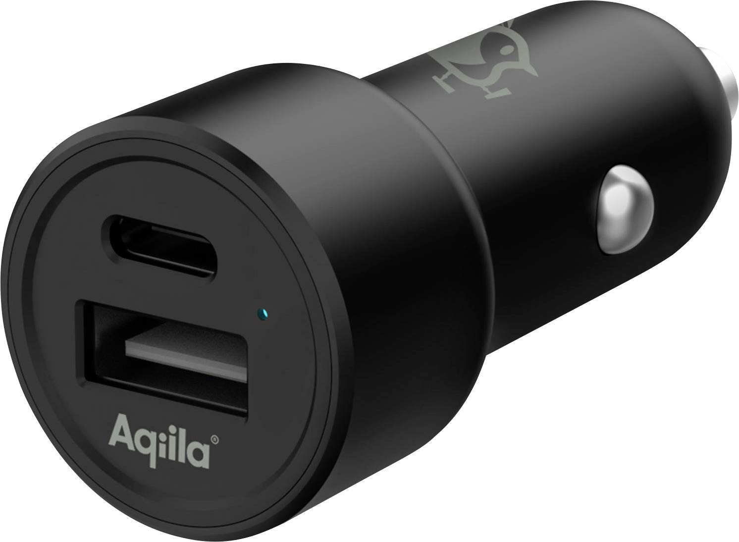 Aqiila CC2 Charger 32 W 1x USB-A, 1x USB-C® Quick Charge 3.0, Power Delivery Black Car, HGV USB Power Delivery (USB-PD), Quick