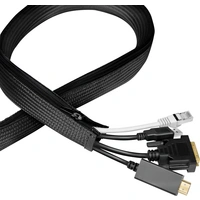 LogiLink KAB0082 KAB0082 Cable trunking 20 mm (max) Black 5 m LogiLink KAB0082 KAB0082 Cable trunking 20 mm (max) Black 5 m