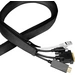 LogiLink KAB0082 KAB0082 Cable trunking 20 mm (max) Black 5 m LogiLink KAB0082 KAB0082 Cable trunking 20 mm (max) Black 5 m