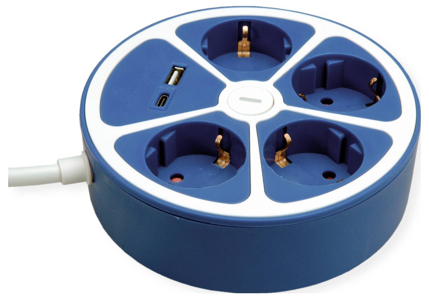 Roline 19.07.2340 Power strip White blue CEE connector 1 pc(s)