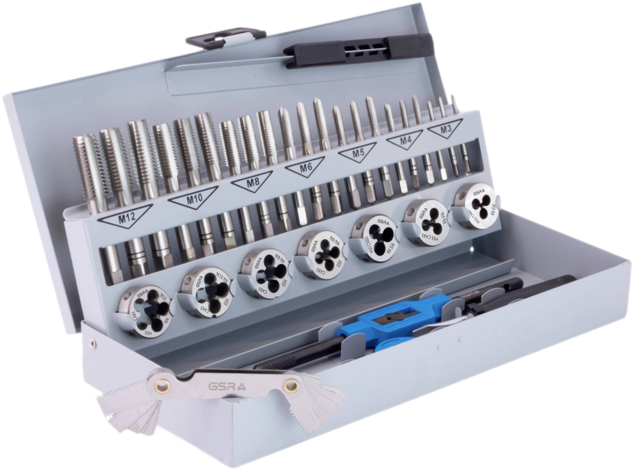 GSR 00708070 Tap tool kit 32-piece HSS-G metric M3 - M12