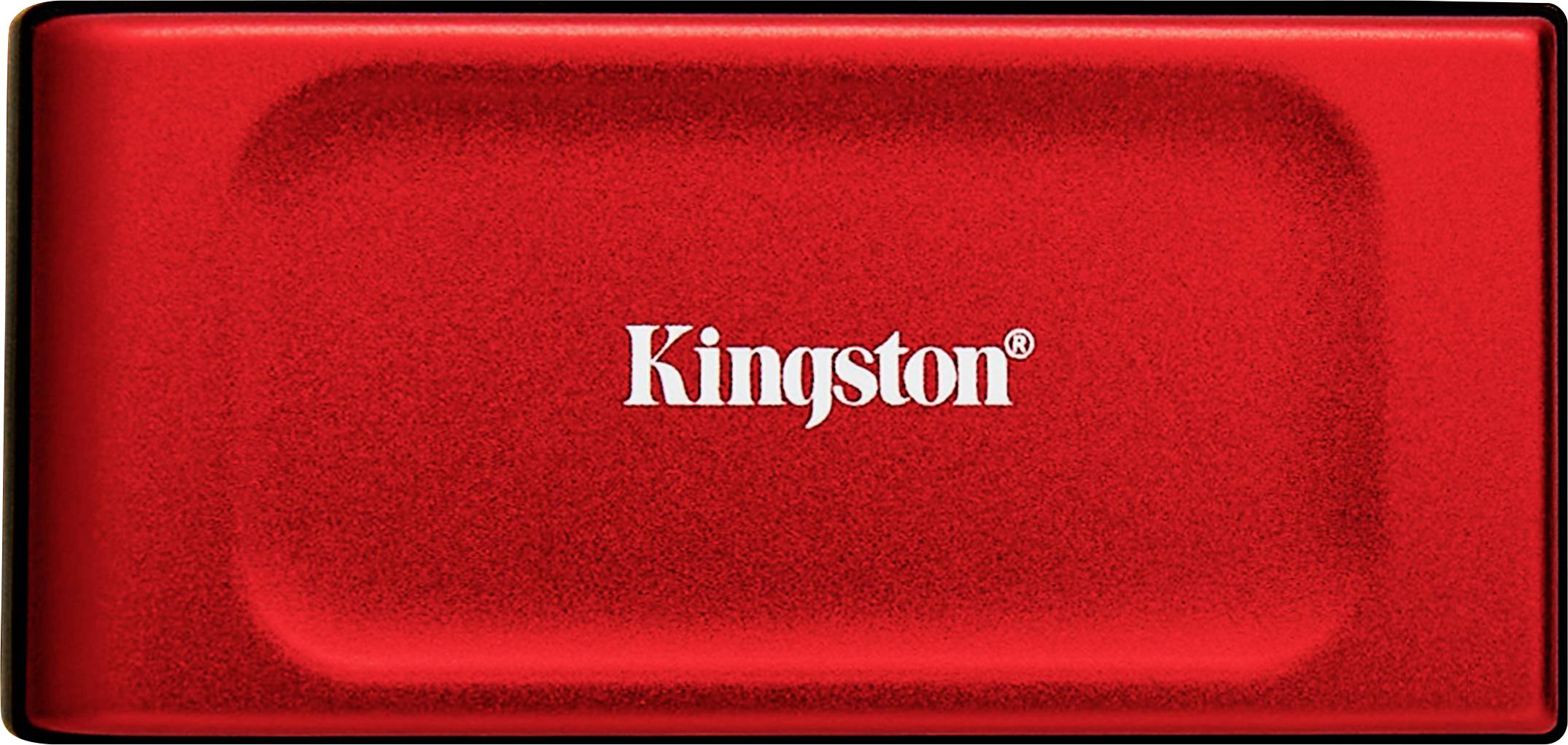 Kingston XS1000 2 TB External SSD hard drive USB C® Red SXS1000R/2000G