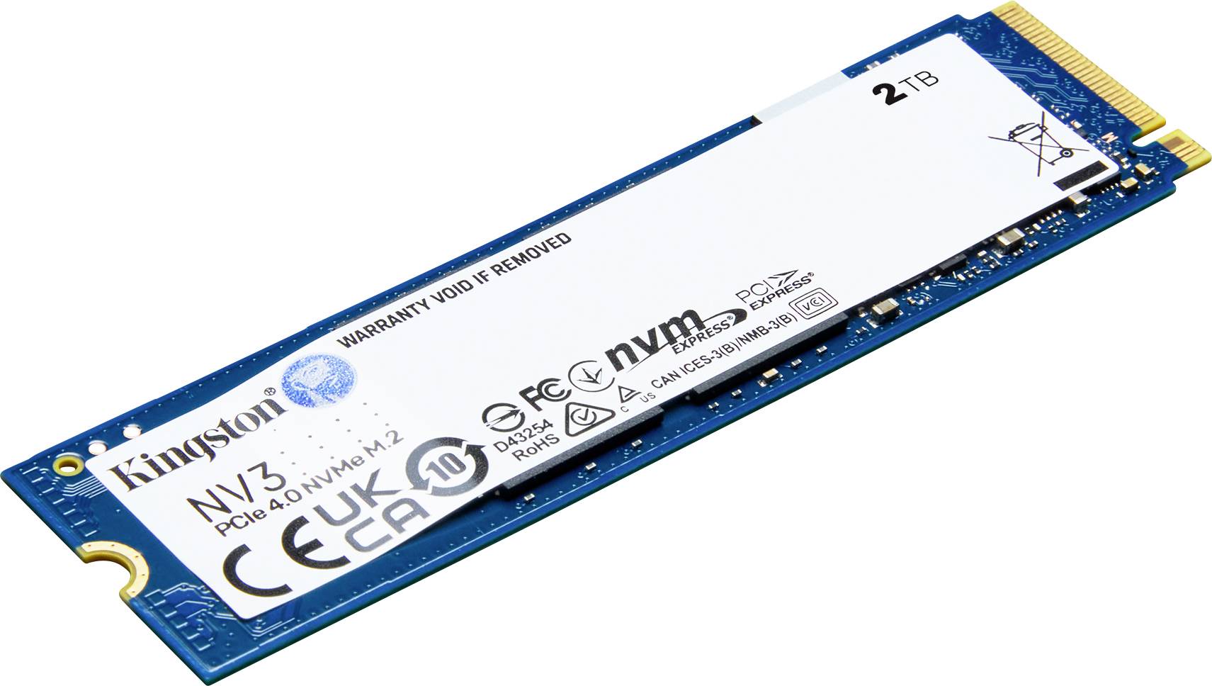 Kingston NV3 2 TB Internal SSD PCIe 4.0 x4 SNV3S/2000G